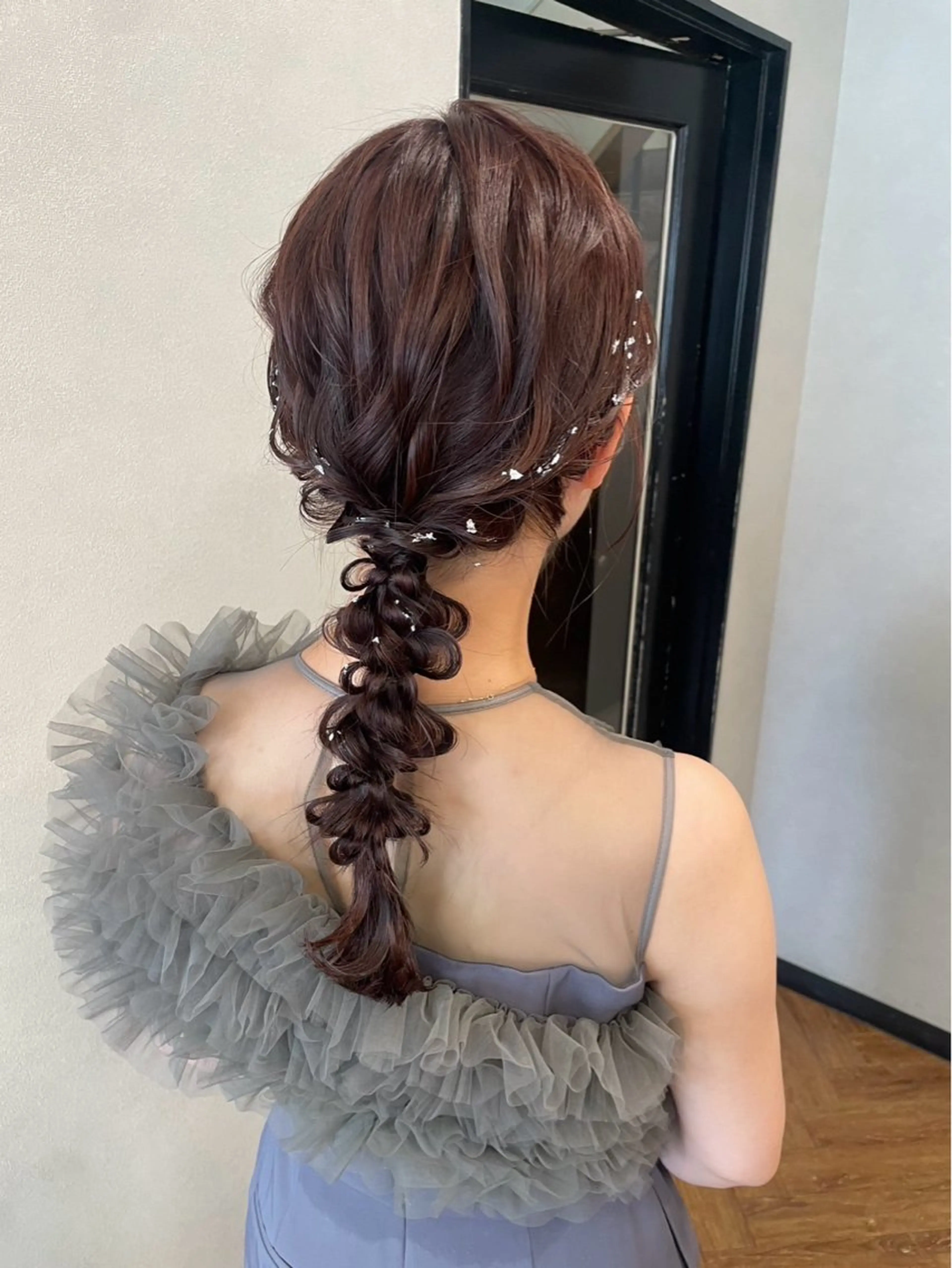 ふわふわ編みおろしアレンジ🎀【期間限定まもなく終了！😖💦】の写真