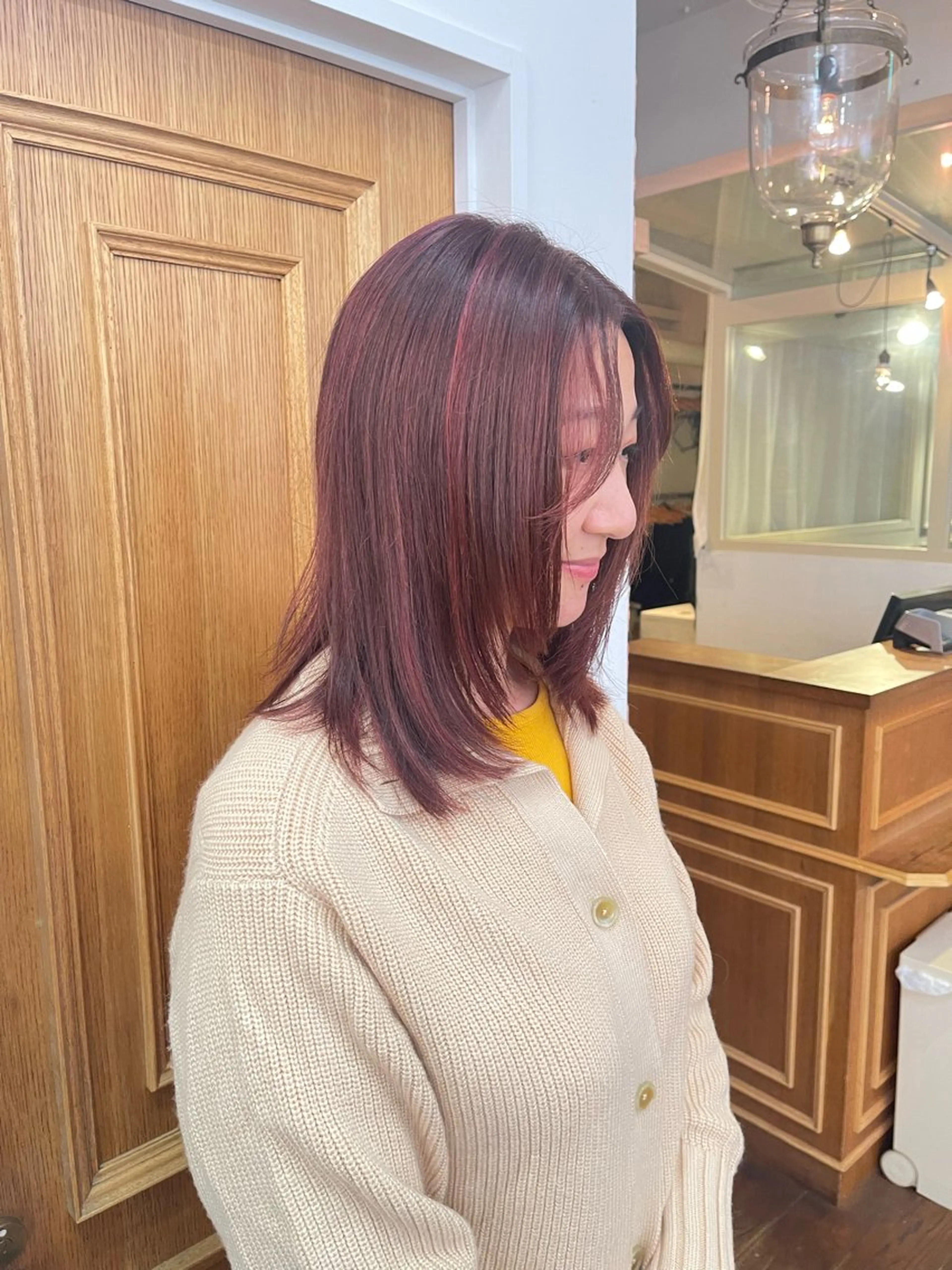 セミロング カラー メイクス表参道所属・ショート/ボブ 矢野湧也のヘアスタイル