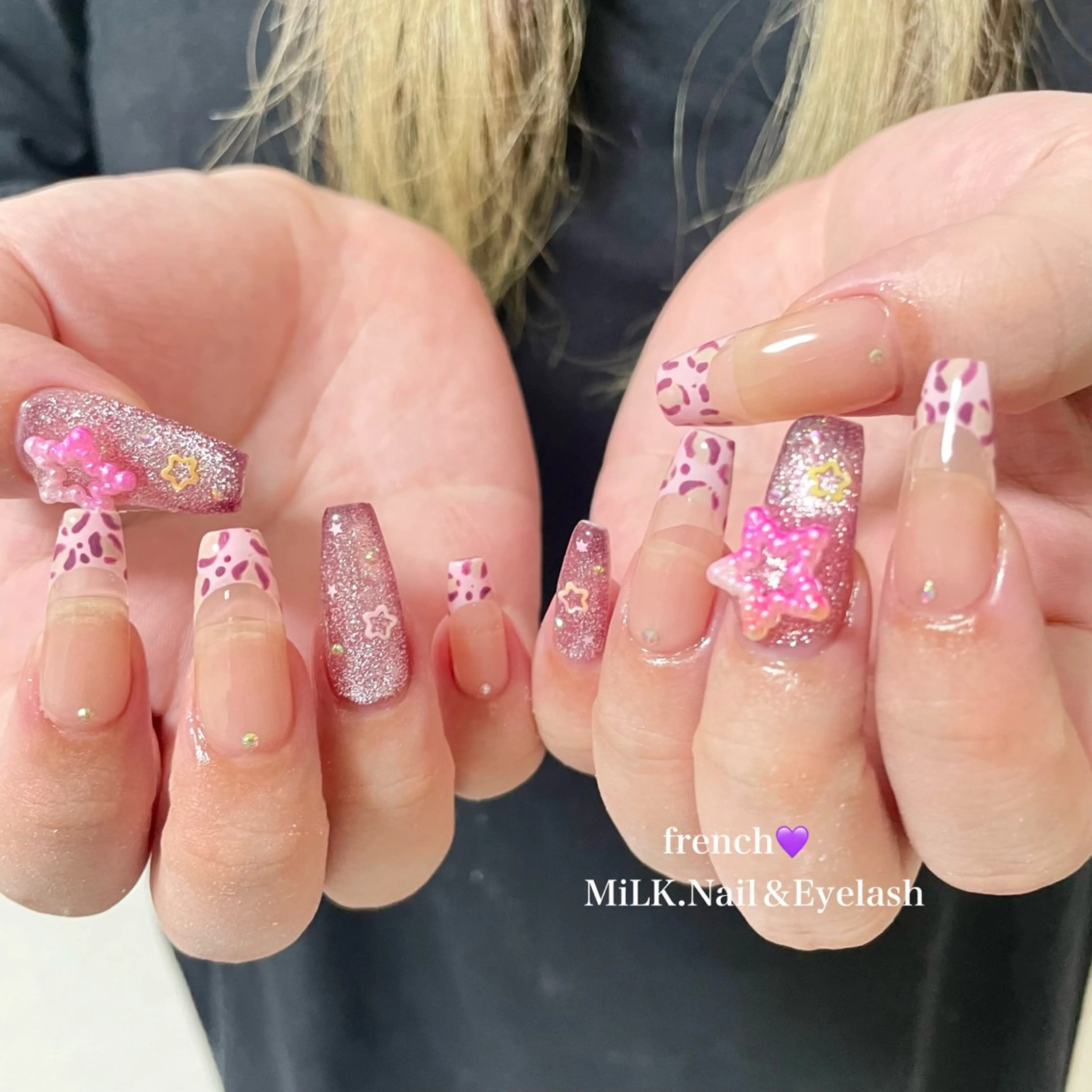 ネイル ハンドネイル MiLK.   Nail&Eyelash所属・MiLK. wakaのマツエク・マツパデザイン