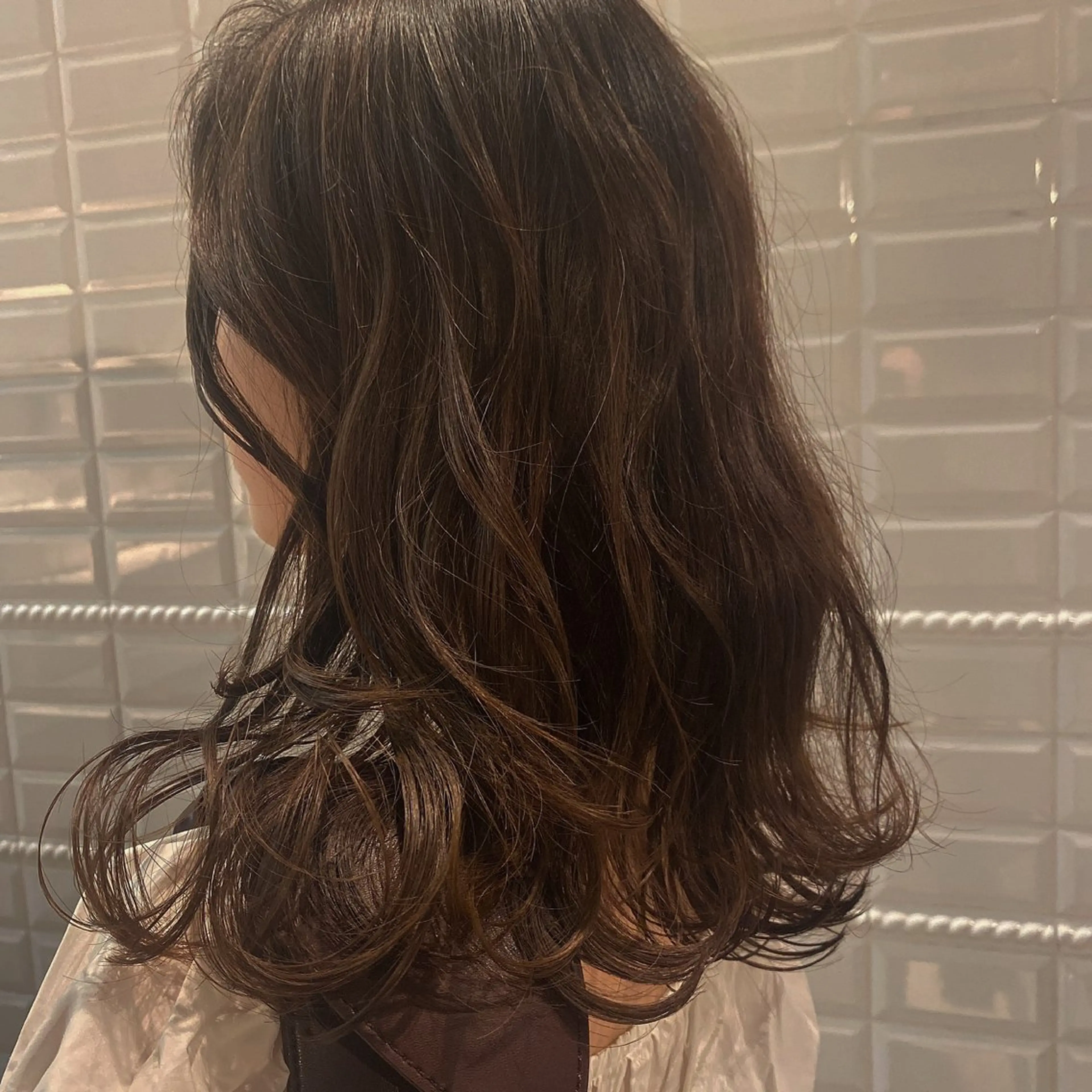 ロング カラー 透明感カラー ダブルカラー ハイライトカラー イルミナカラー インナーカラー ヘアカラー トリートメント ヘアー.ネイル二刀流 misa🫧のヘアスタイル