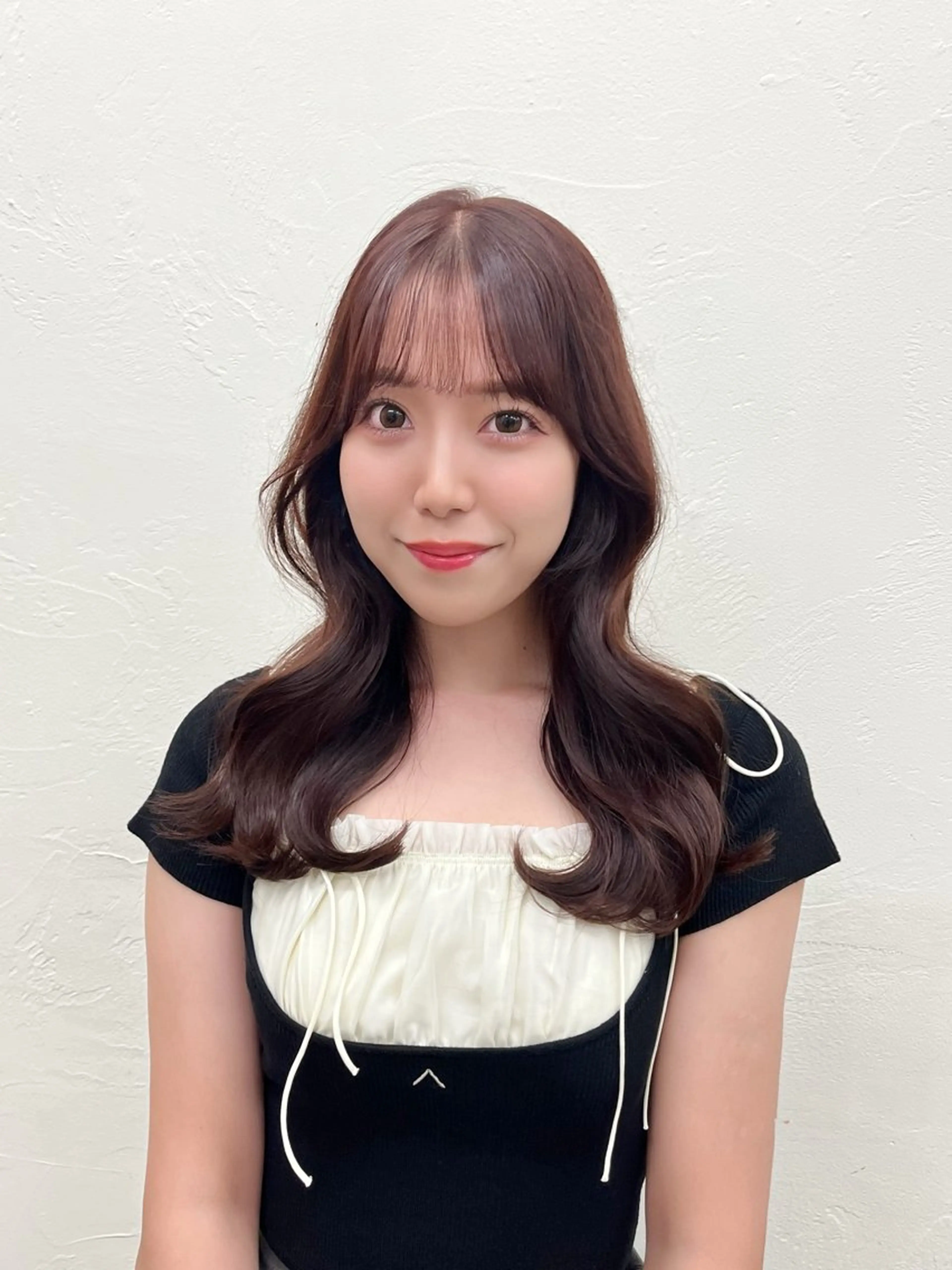 ミディアム カラー ヘアアレンジ 🪞レイヤー/暖色カ ラー🧸mai🎀のヘアスタイル