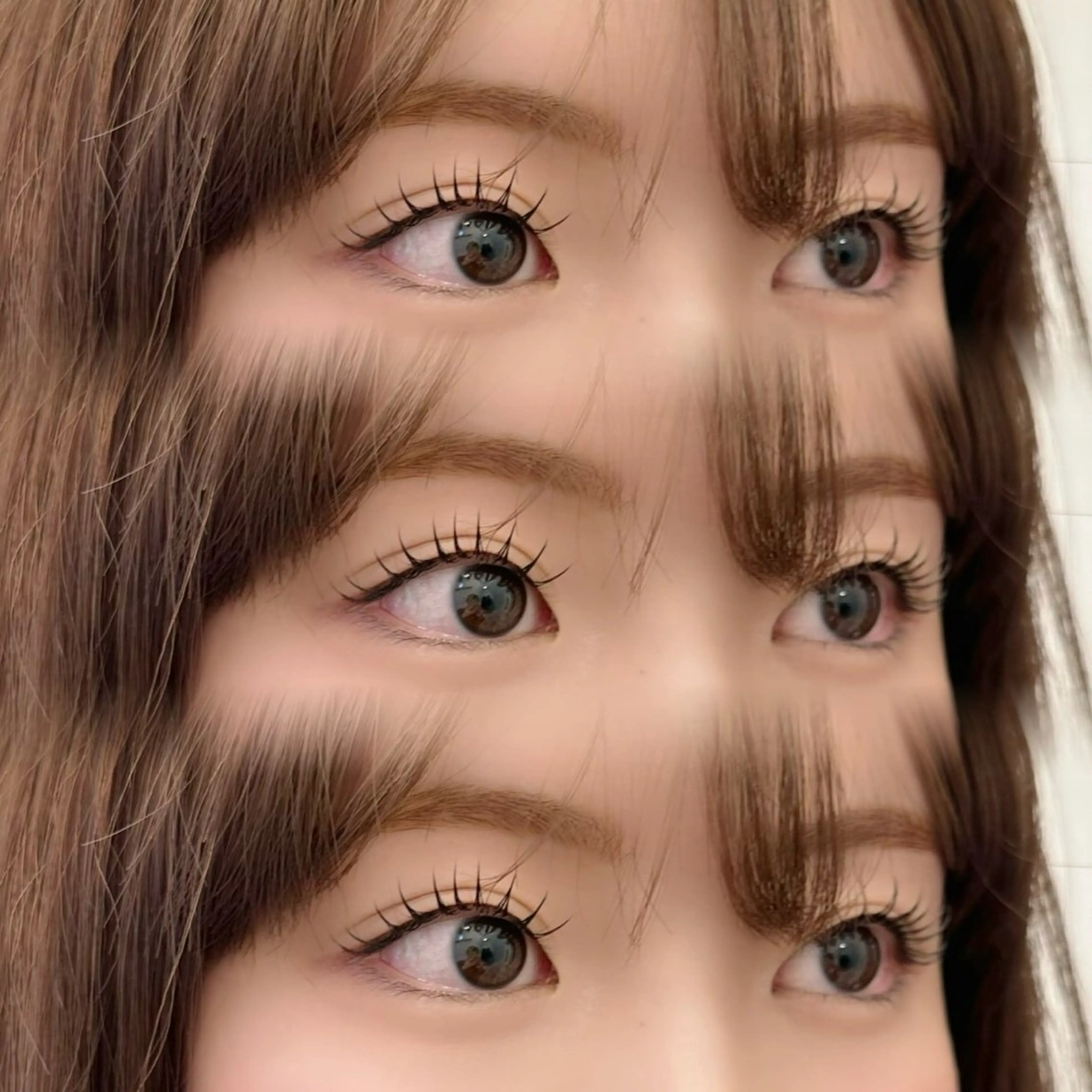 マツエク・マツパ フラットラッシュ 田中 綺乃のマツエク・マツパデザイン