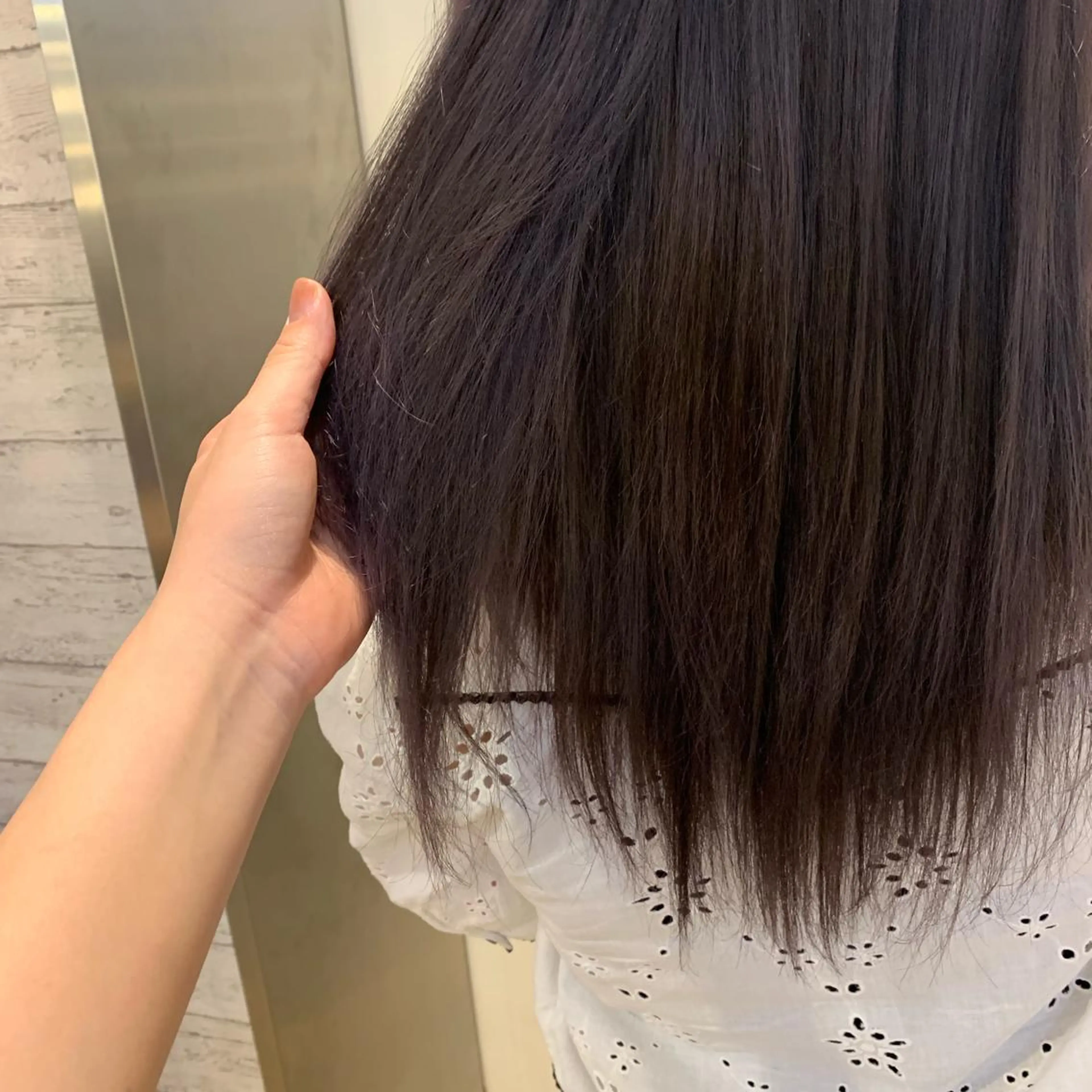 カラー ラベンダーカラー GOTODAYシェアサロン所属・天野 利咲のヘアスタイル