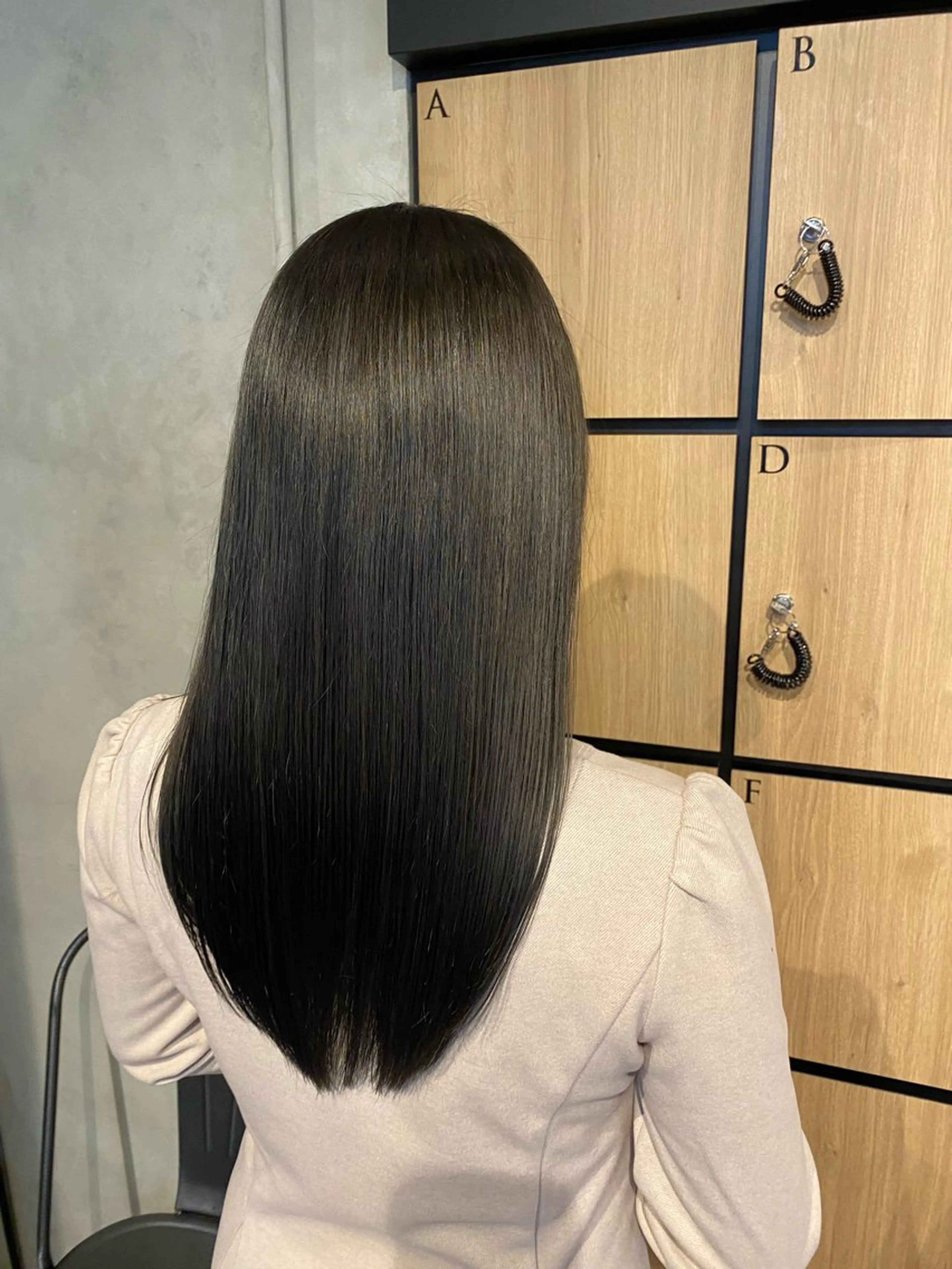 ロング ケアカラー トリートメント カット ヘアカラー トリートメント Jewel Box東梅田所属・髪質改善サロン 梅田/ヨナミネのヘアスタイル