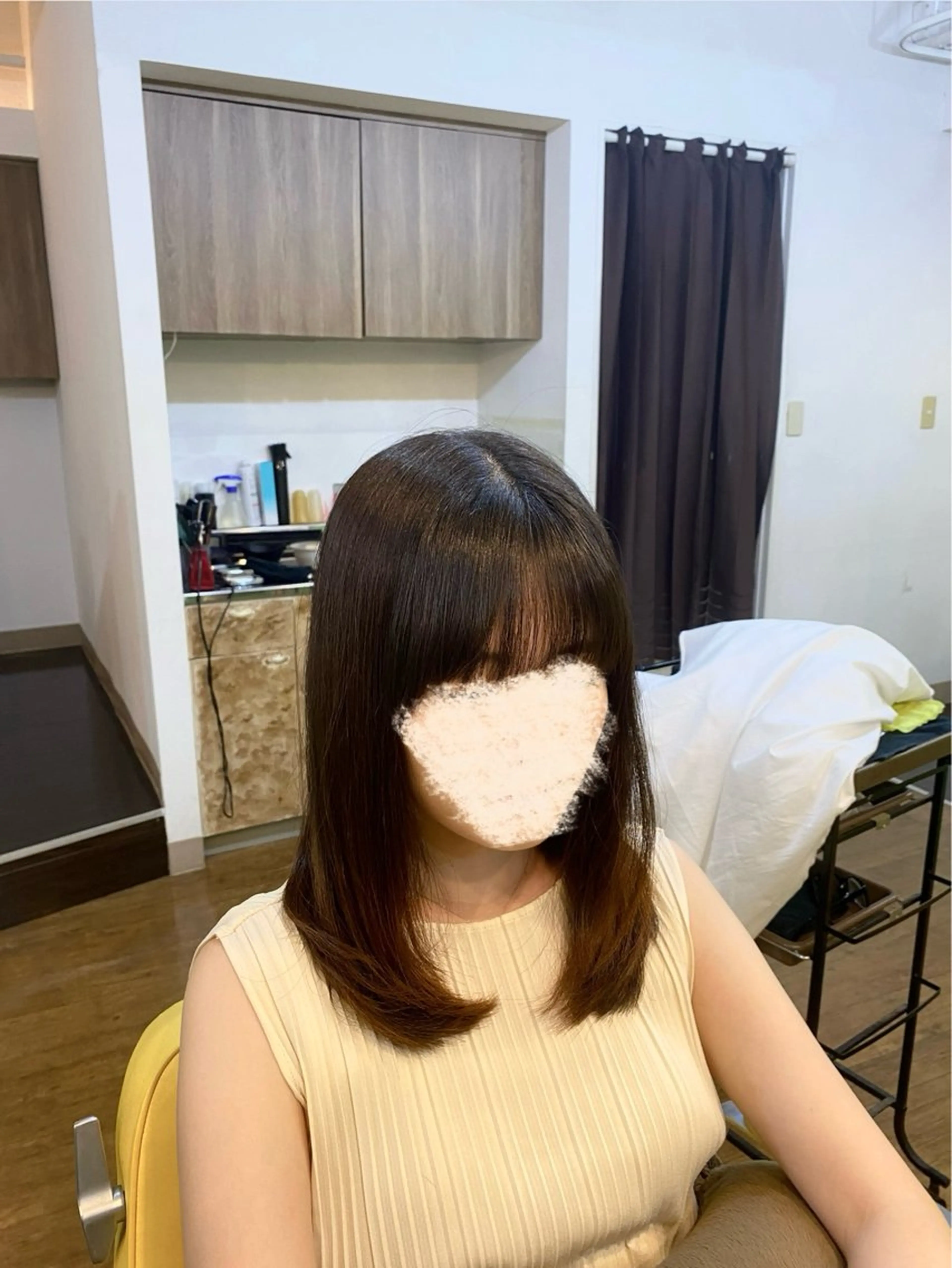 セミロング ヘアアレンジ メンズ特化 エシカル　松原大将のヘアスタイル