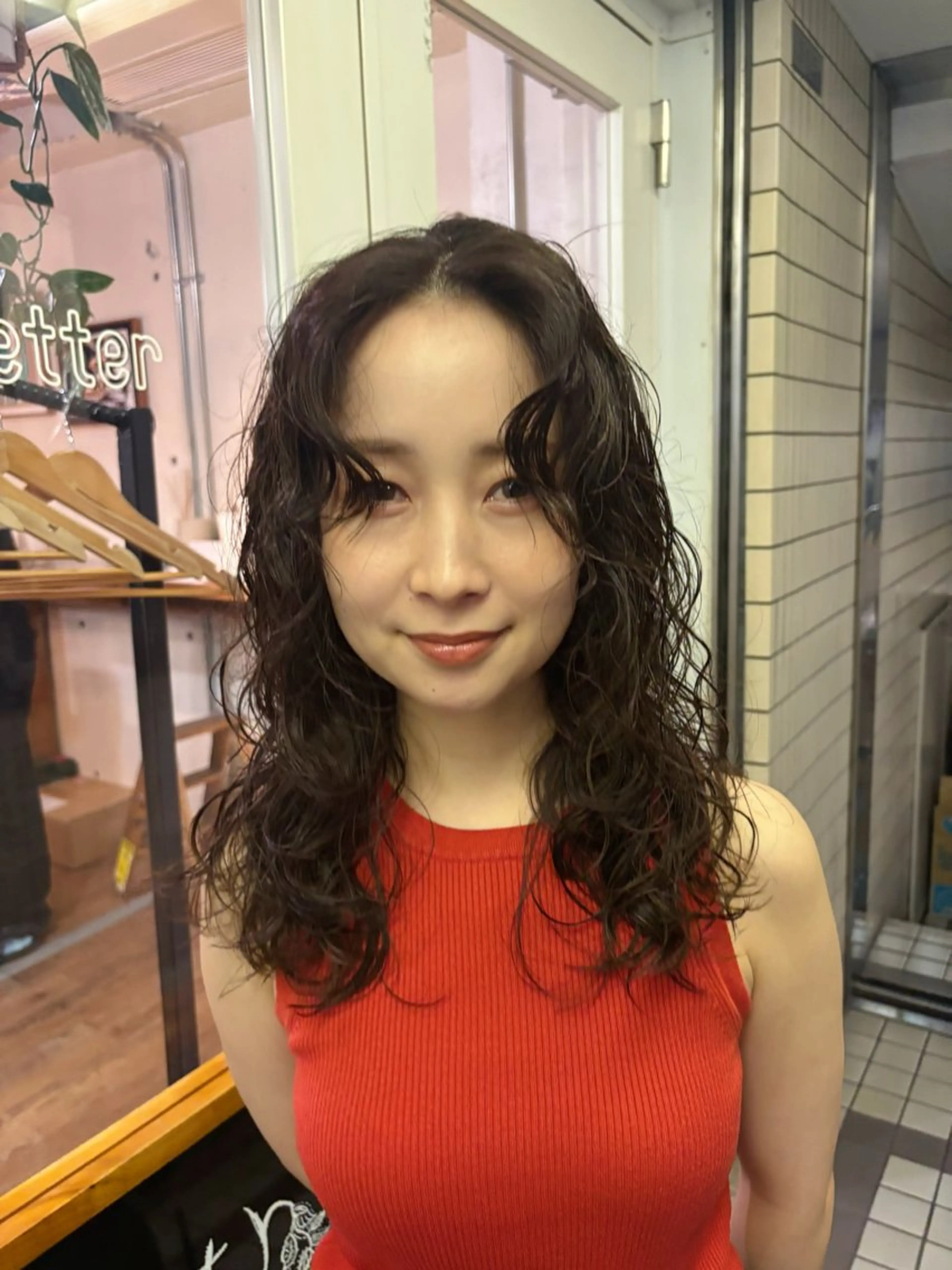 ロング パーマ カット パーマ kaito パーマ募集！🔵のヘアスタイル