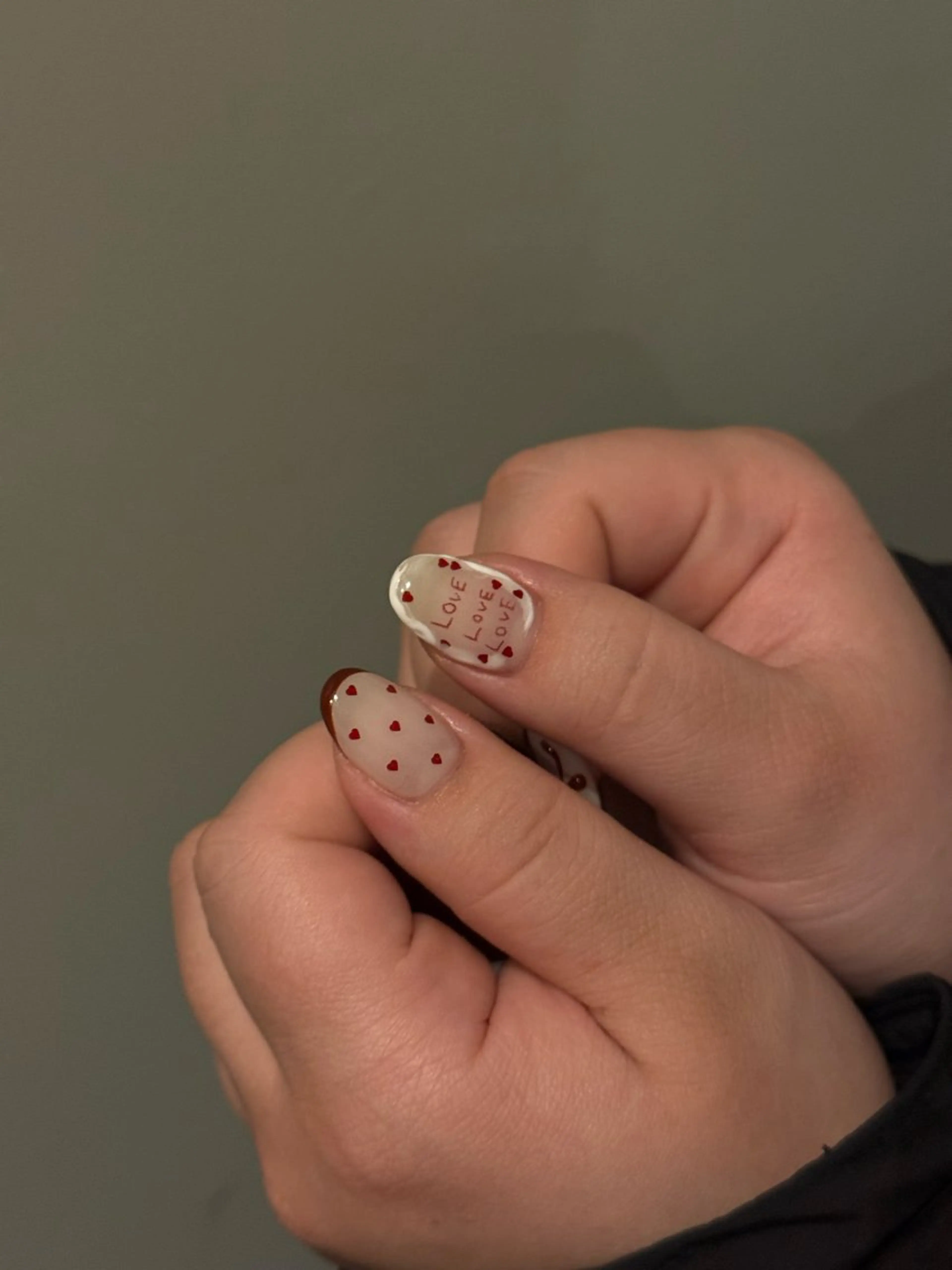 ネイル バレンタイン Manon Yuiのネイルデザイン