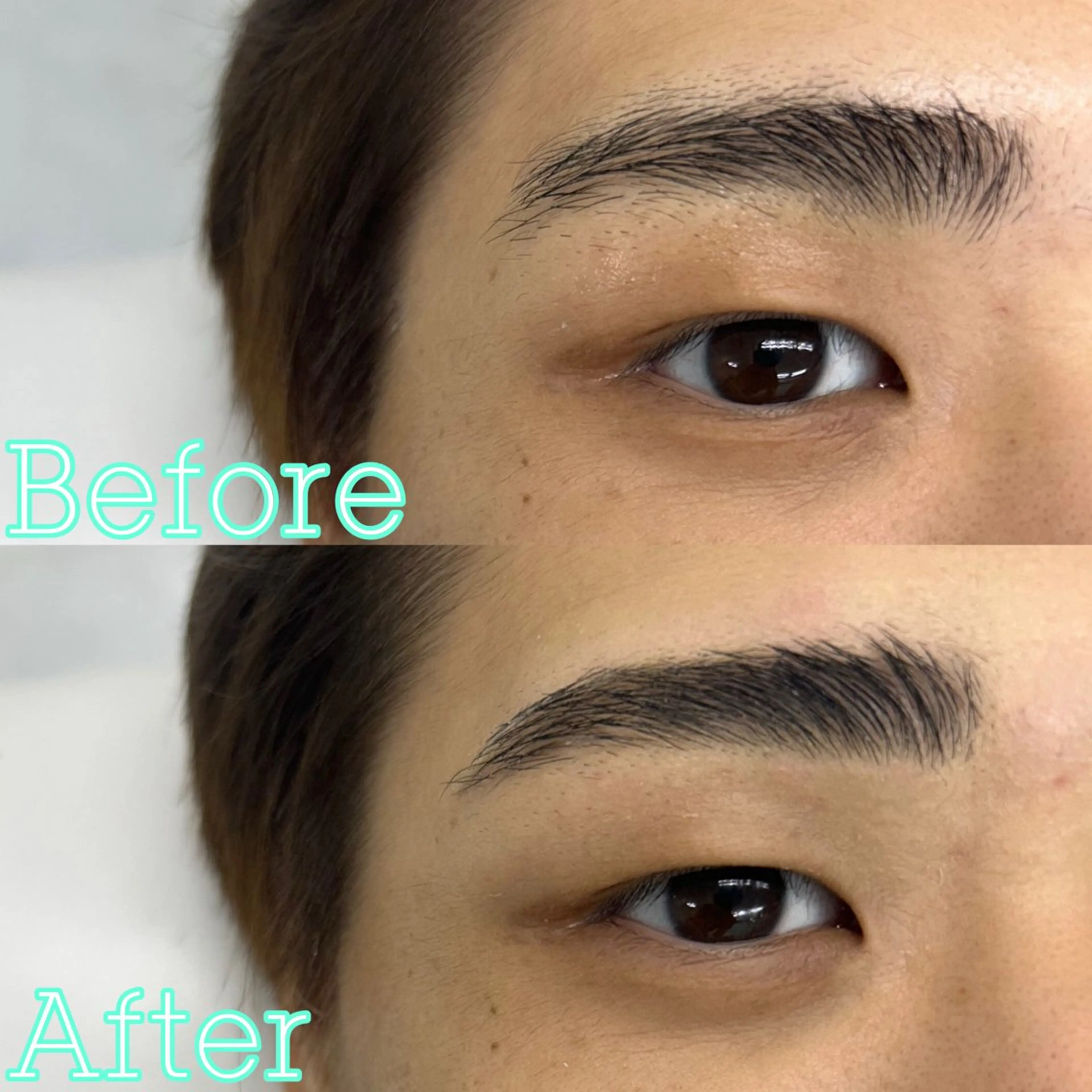 アイブロウ メンズアイブロウ 歯のホワイトニング専門店 MIGAQ 京都四条大宮店所属・佐藤 未来の眉毛・アイブロウイメージ