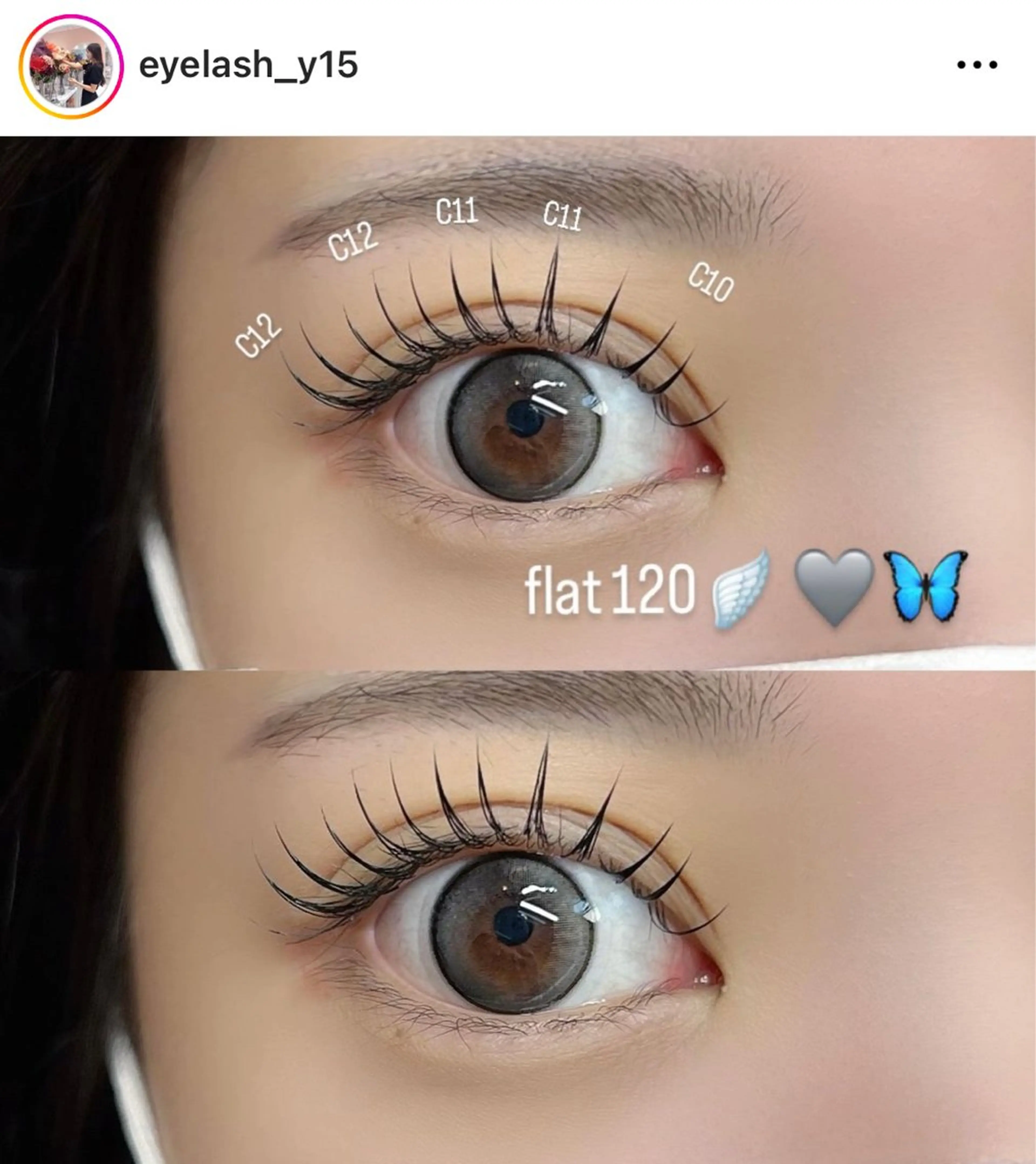 マツエク・マツパ マツエク 心斎橋🤍韓国.美眉 パリジェンヌ R..のマツエク・マツパデザイン