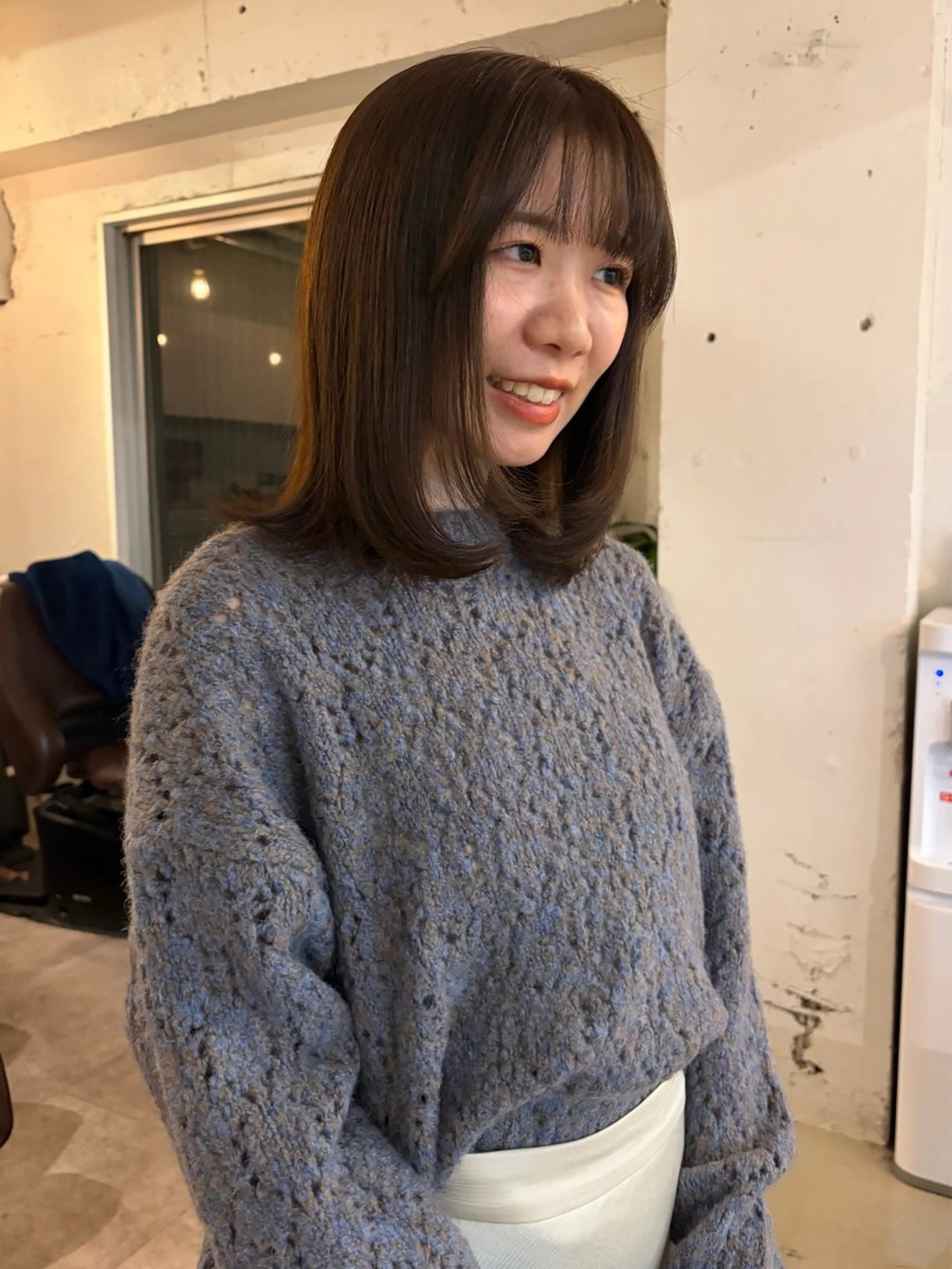 ミディアム ヘアカラー トリートメント 横浜美容室LINE /古賀紅音🍃のヘアスタイル