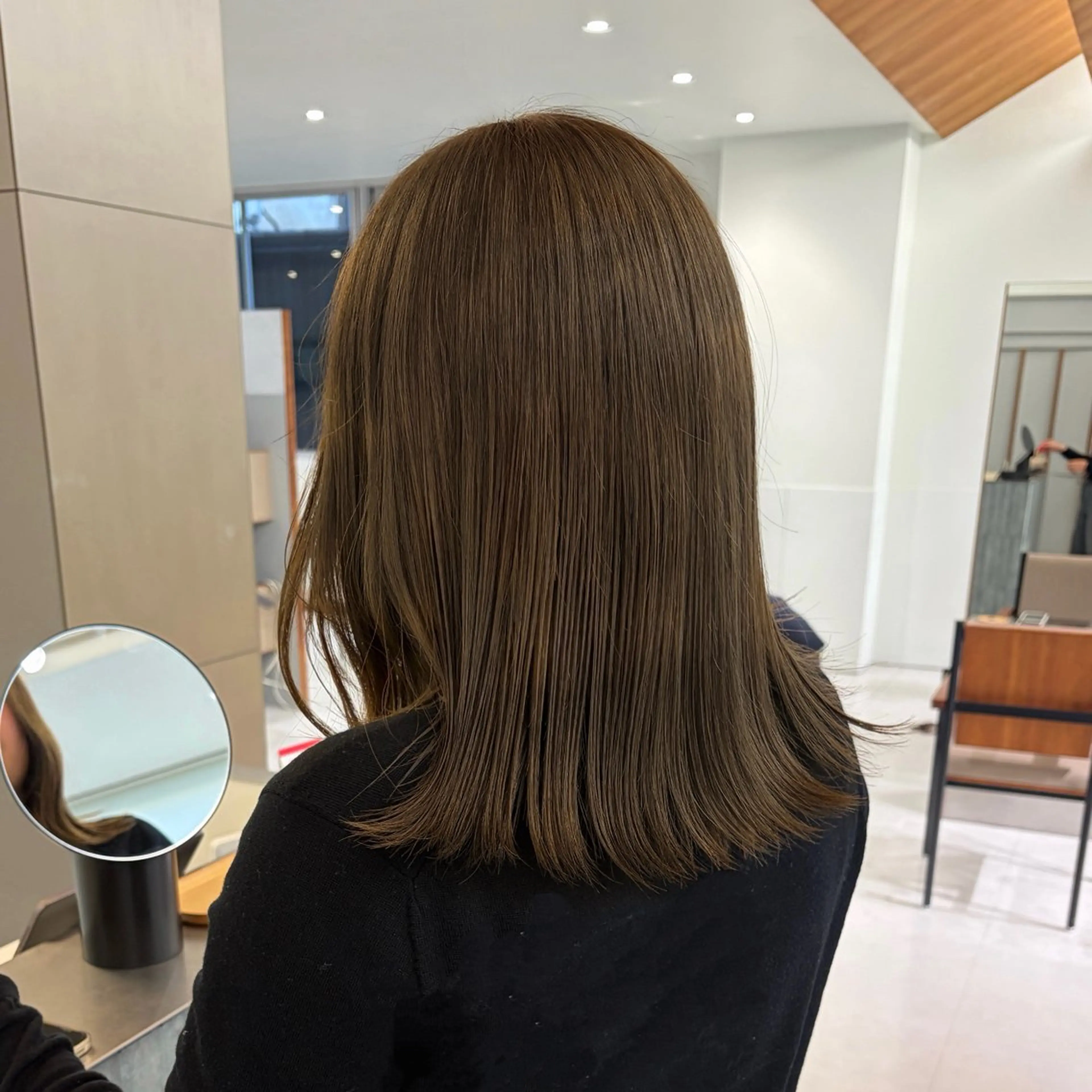 ミディアム カラー ベージュカラー 透明感カラー ダブルカラー オリーブベージュ ヘアカラー トリートメント 高発色ブリーチ/ ハイレイヤー🪽aiのヘアスタイル