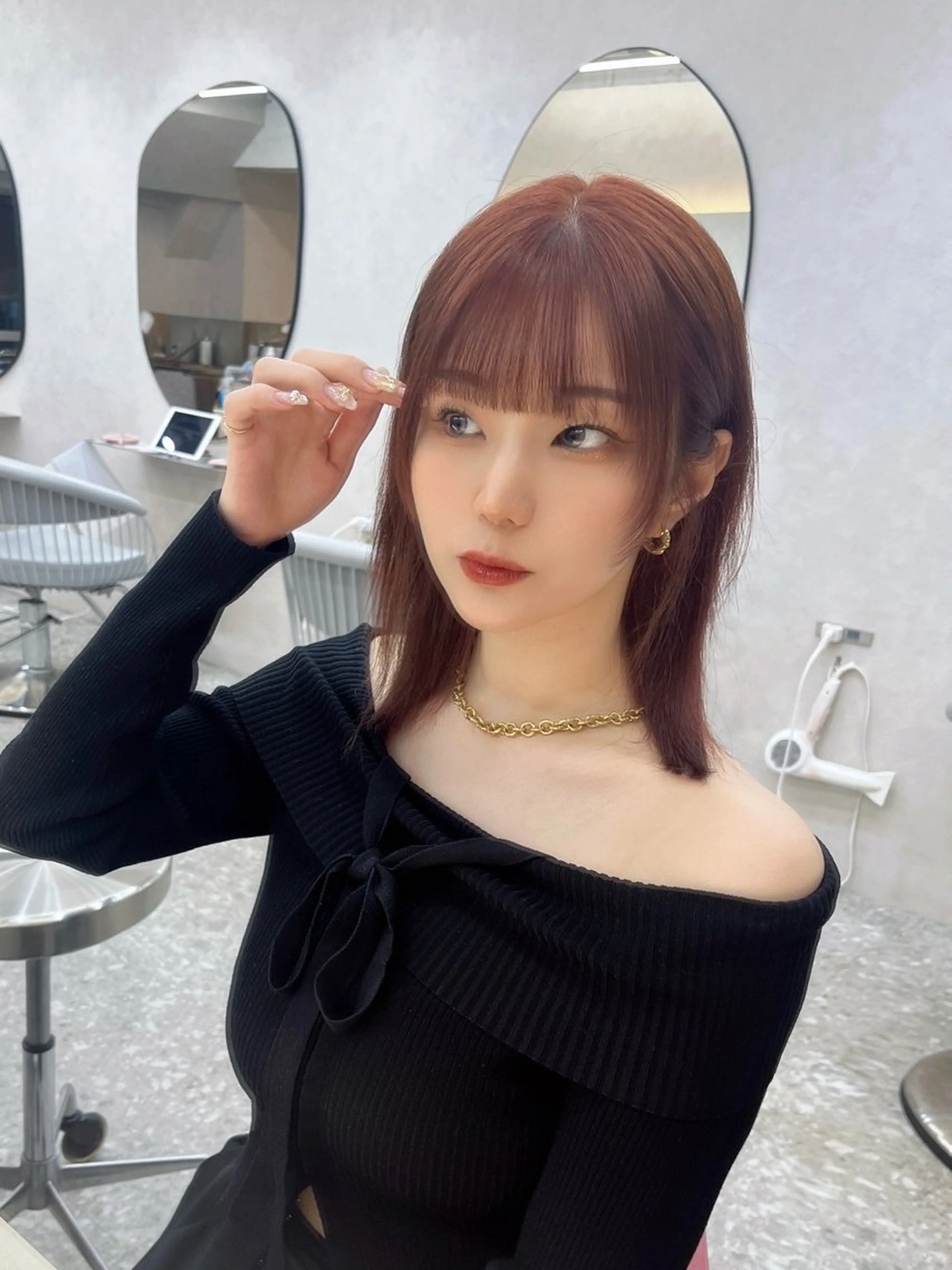 🌈暖色艶カラー＋💖3STEP超音波アイロン付きトリートメントの写真