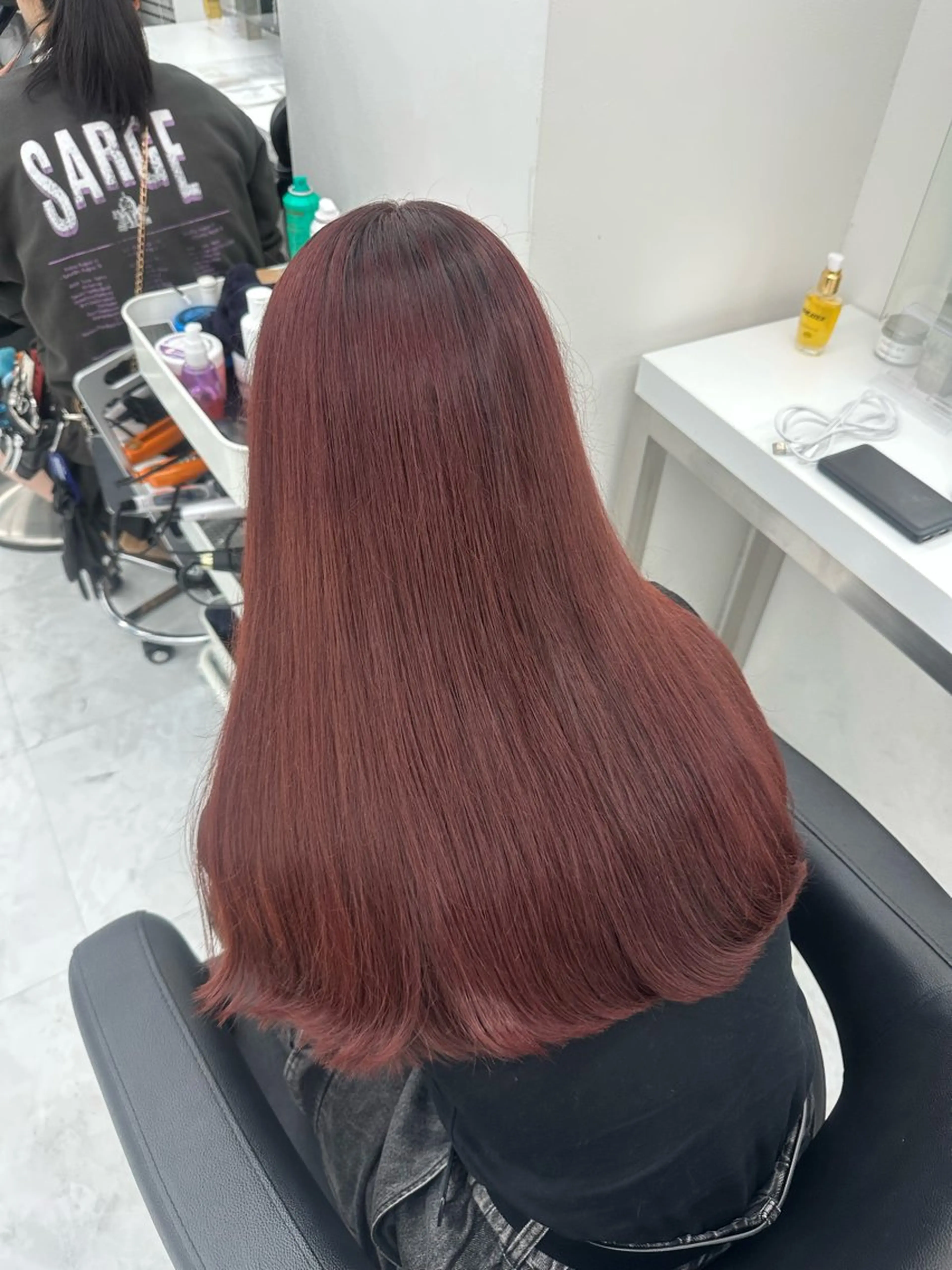 セミロング ヘアカラー トリートメント ヘッドスパ ヘアセット rio🧚🏻‍♀️ 暖色/グレージュのヘアスタイル