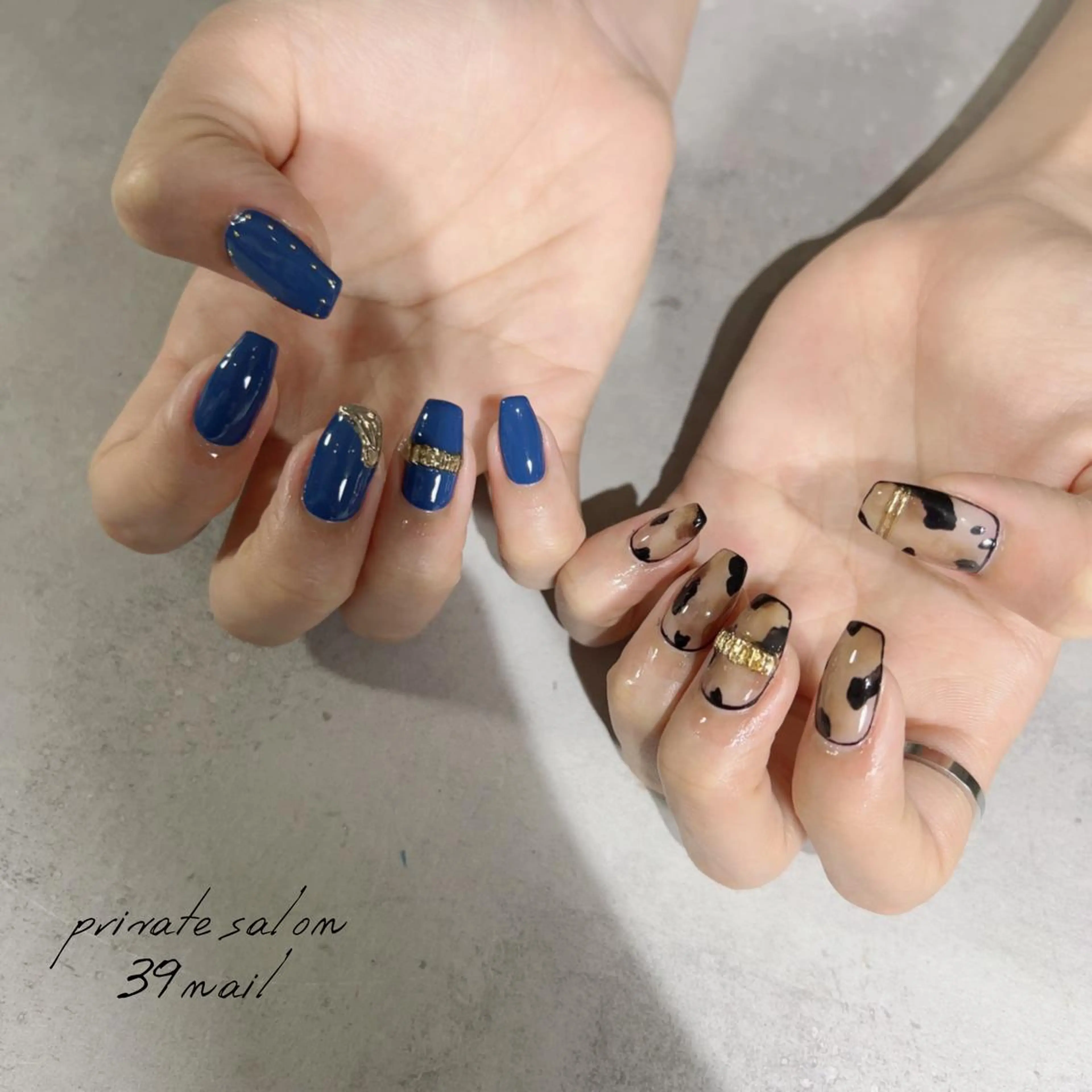 ミディアム ネイル ハンドネイル 京橋 【39nail】のネイルデザイン