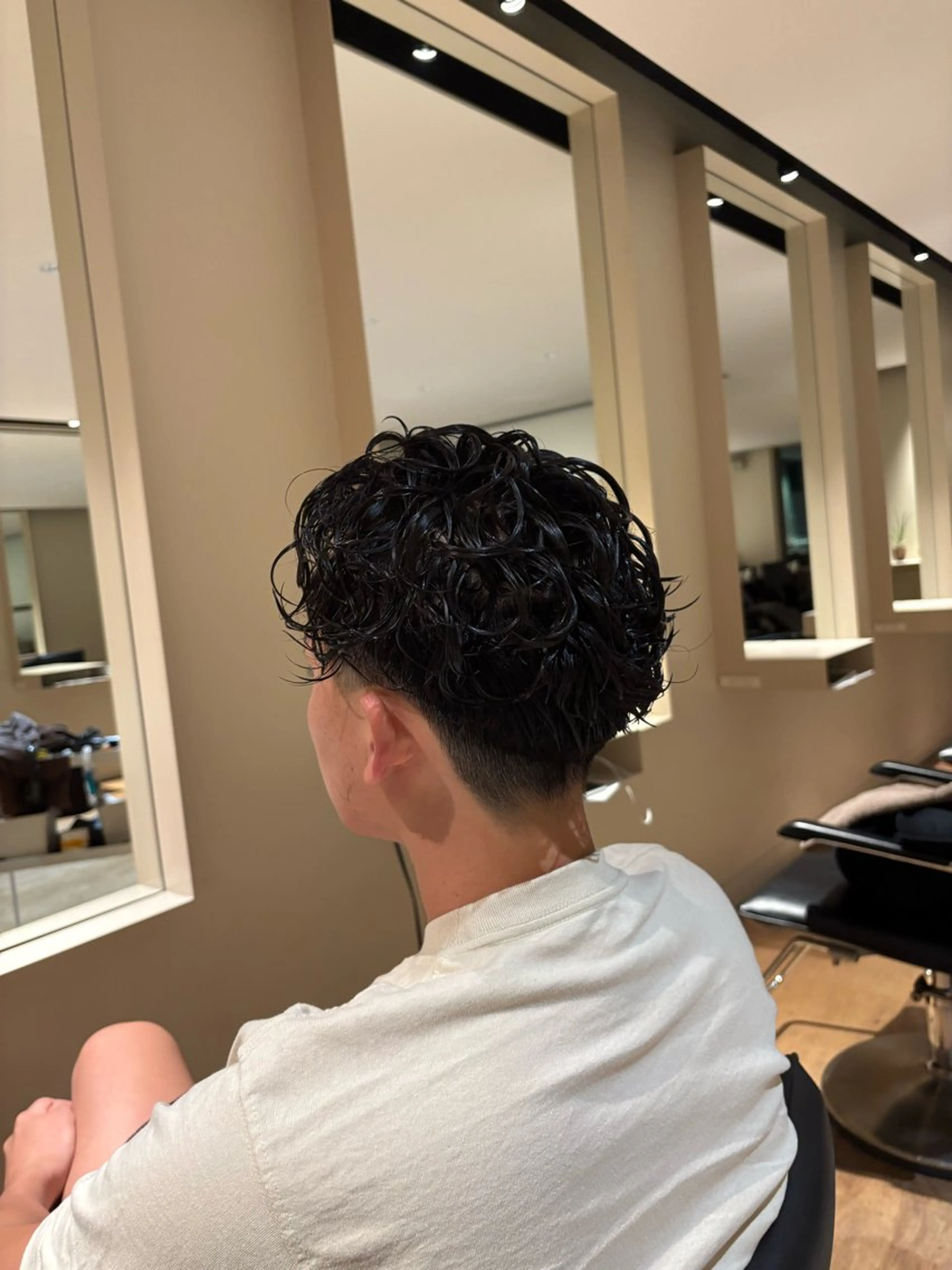 ショート パーマ 北尾 斗唯のヘアスタイル