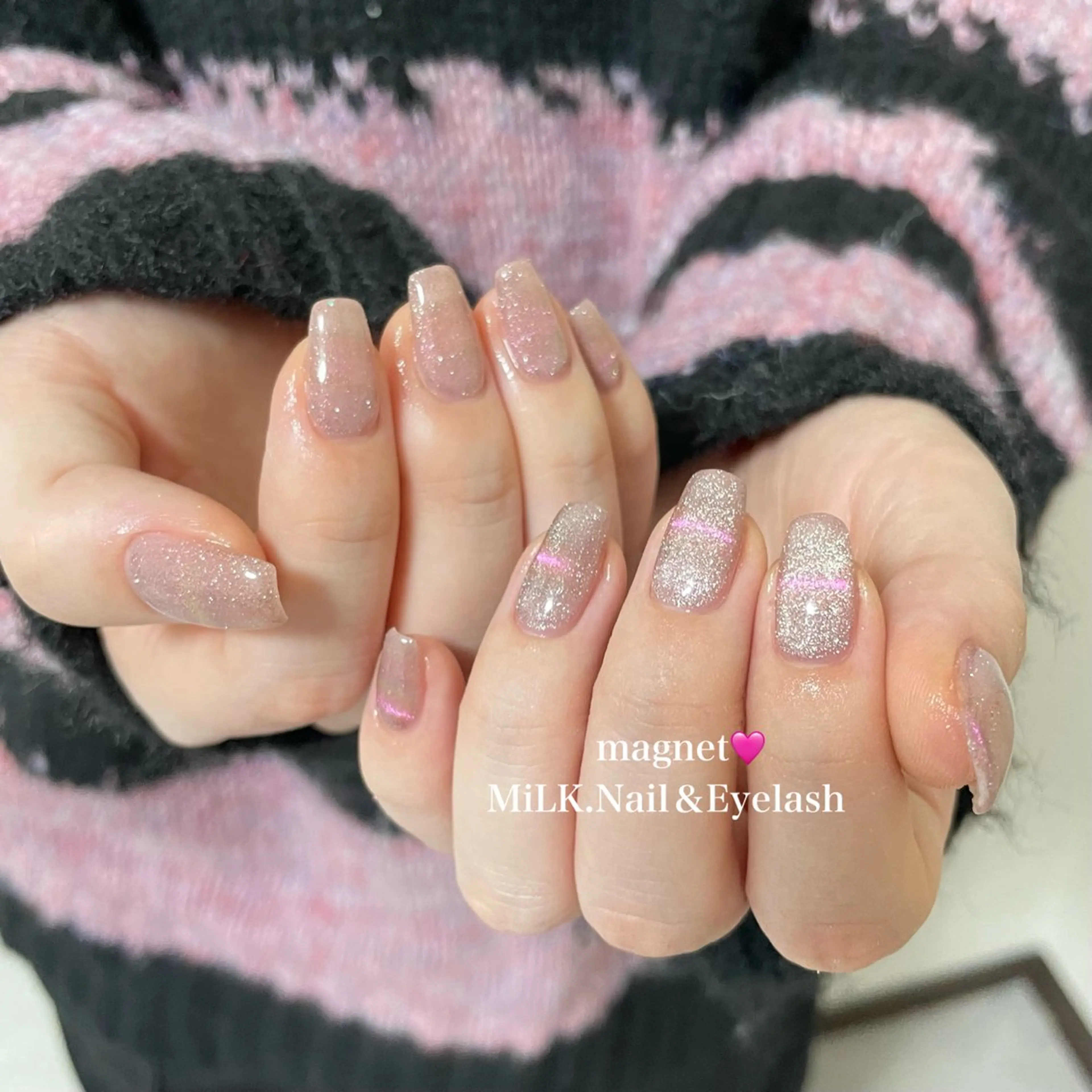 ネイル シンプルネイル MiLK.   Nail&Eyelash所属・MiLK. wakaのマツエク・マツパデザイン