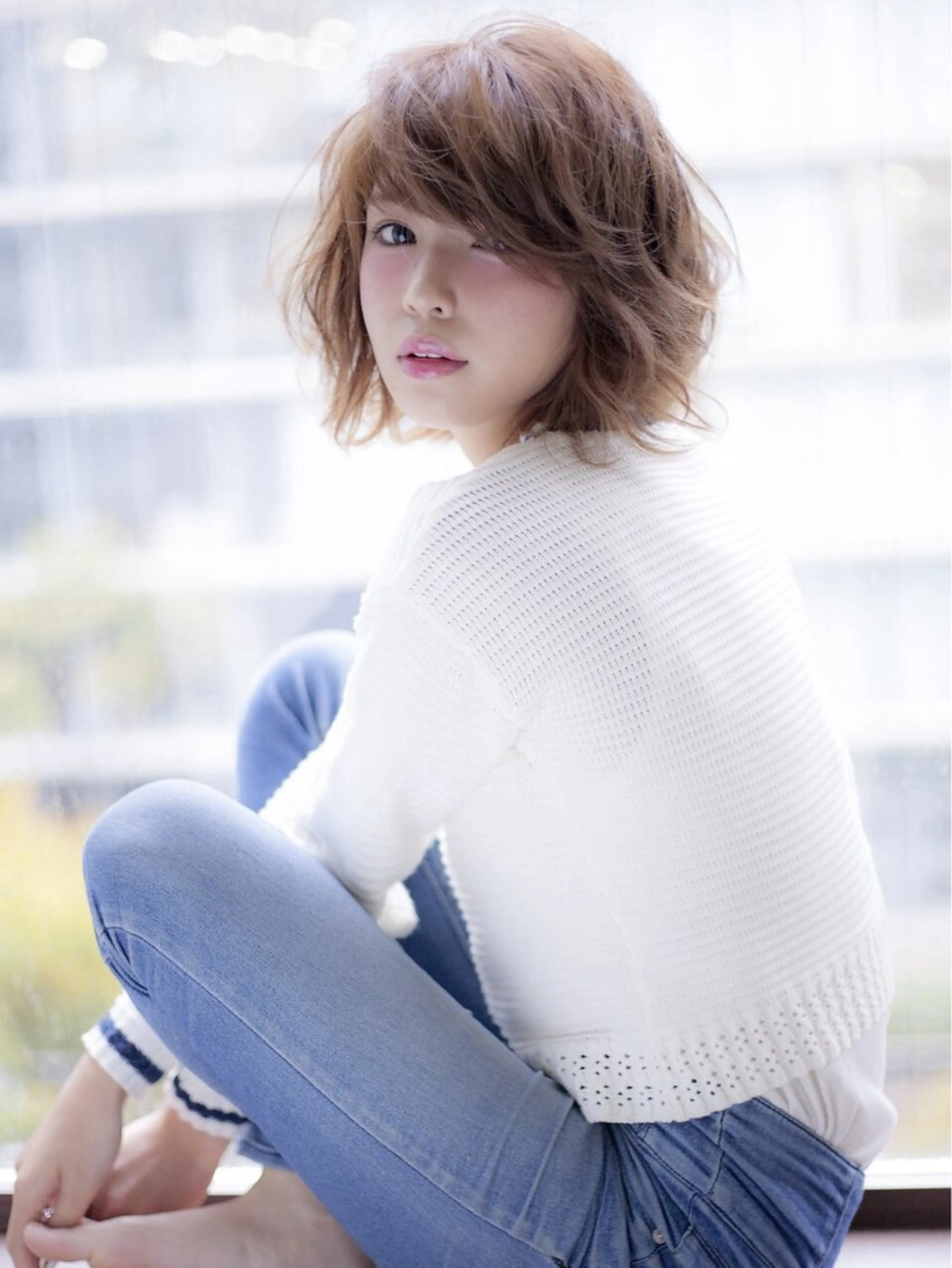 ショート カラー カット ヘアカラー トリートメント 高濃度水素/髪質改善 /柳原大輝のヘアスタイル