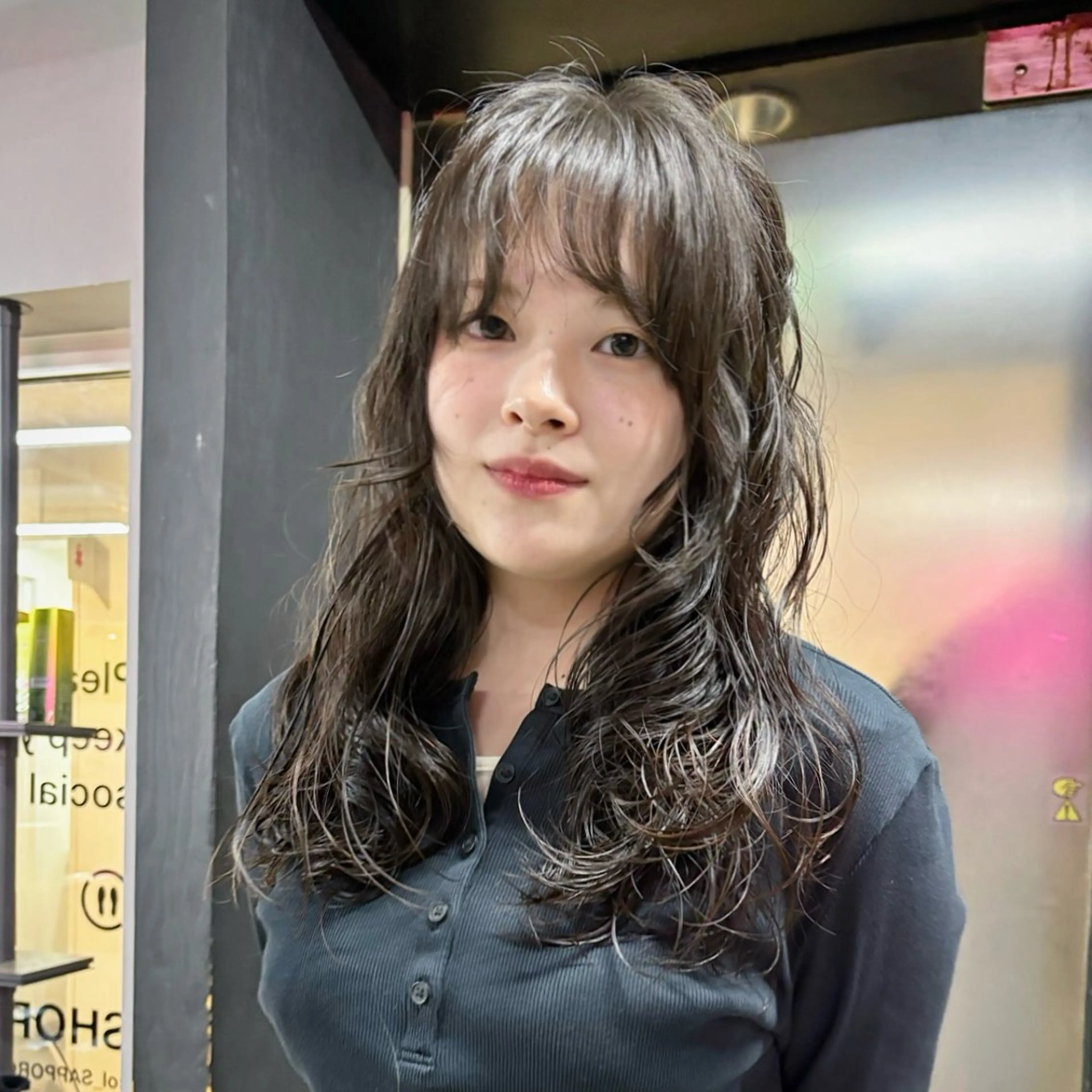 ロング パーマ パーマ 札幌パーマ 髪質改善/後藤海音のヘアスタイル