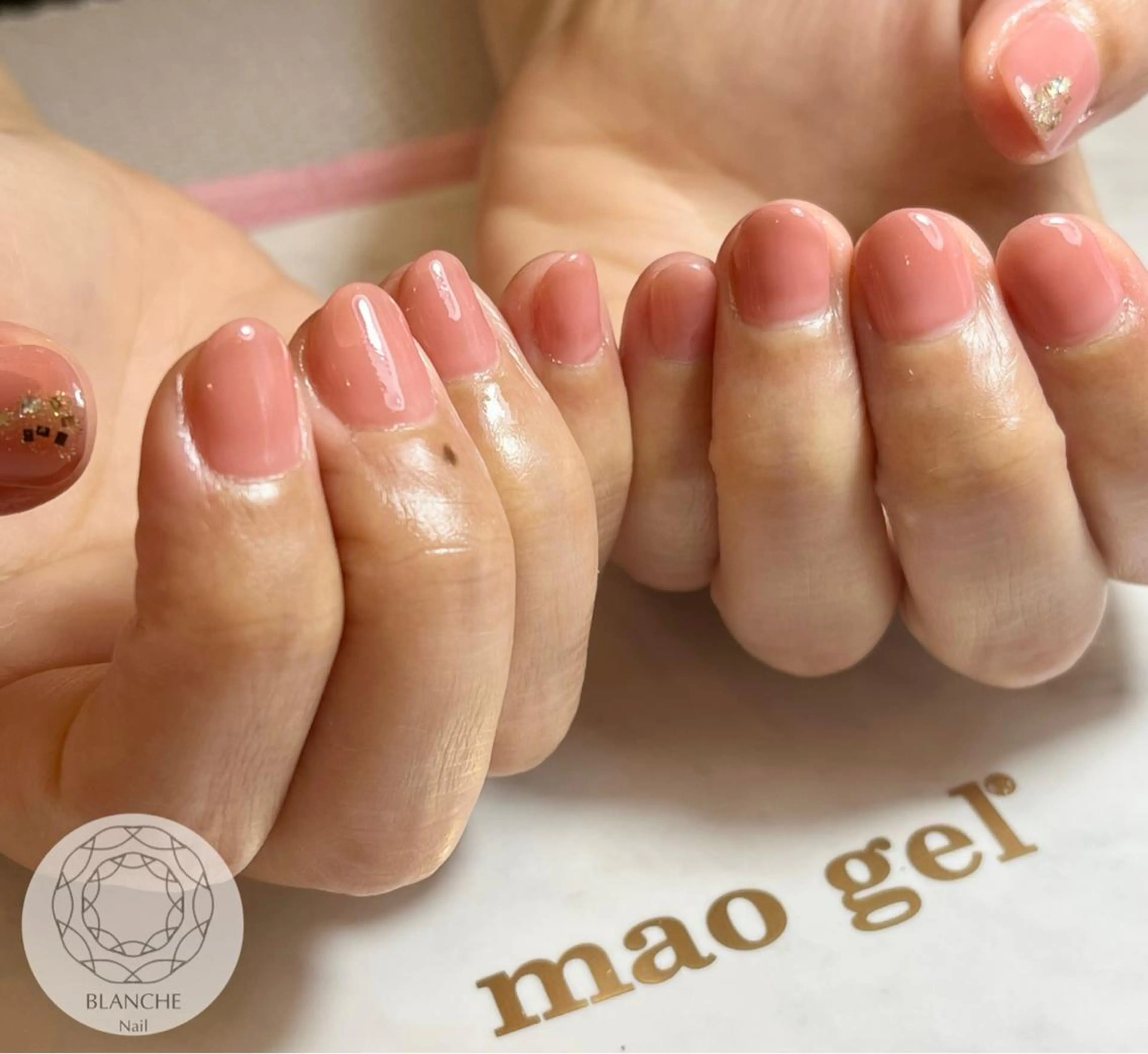 ネイル アートネイル ジェルネイル オフィスネイル パラジェル シンプルネイル BLANCHE Nailのネイルデザイン