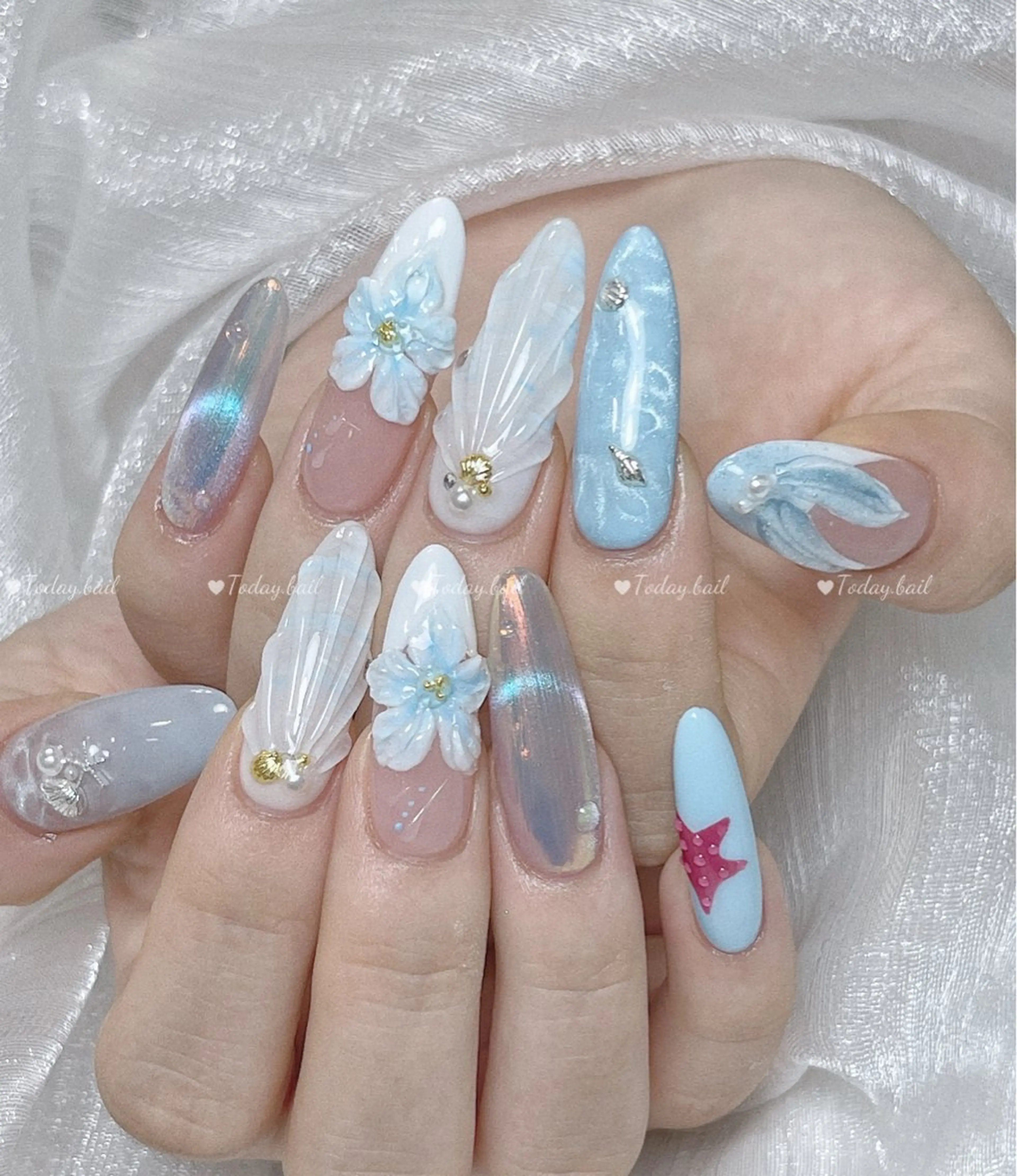 ネイル ハンドネイル 🎀Today nail💅のネイルデザイン