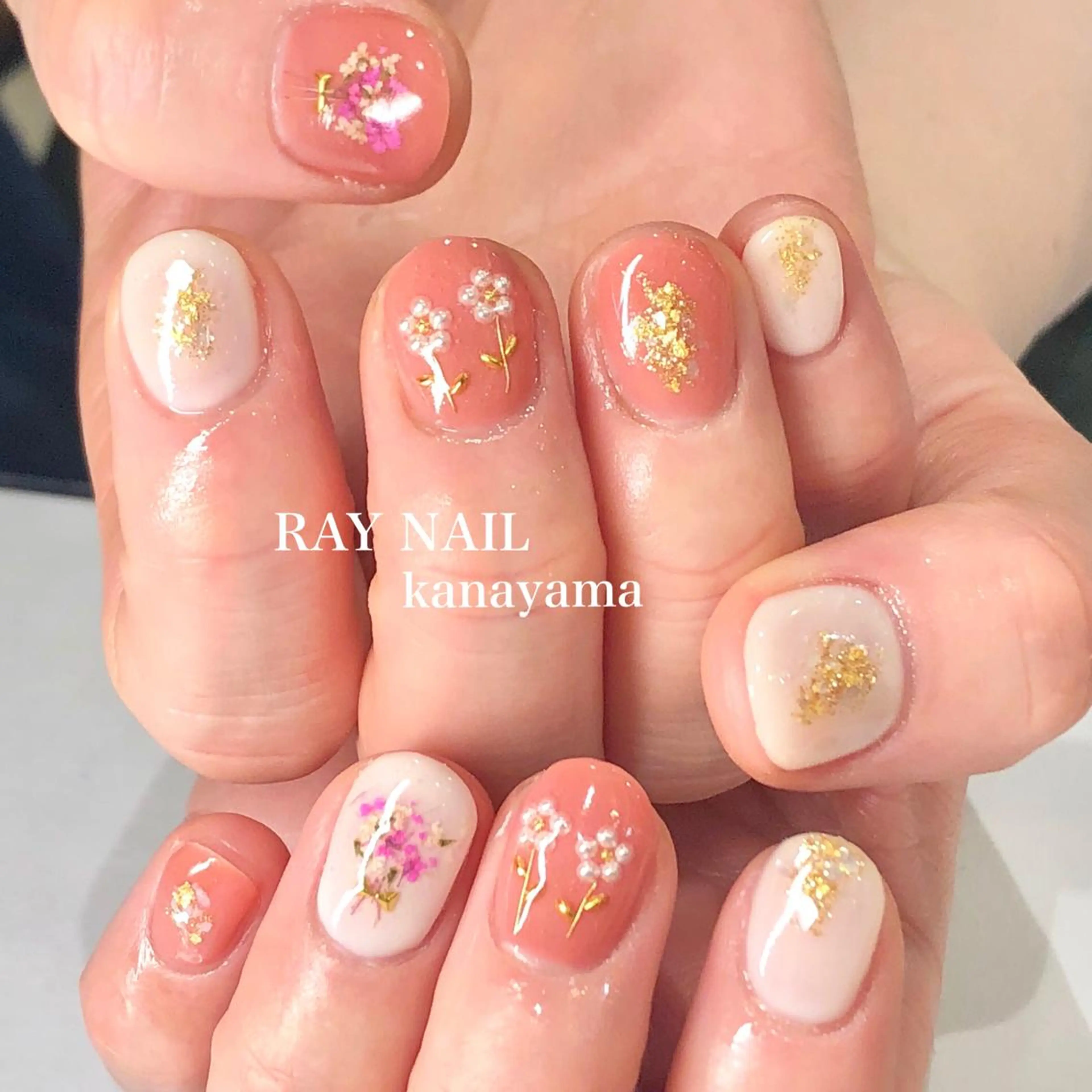 ネイル 春ネイル Arowa 伊田のネイルデザイン