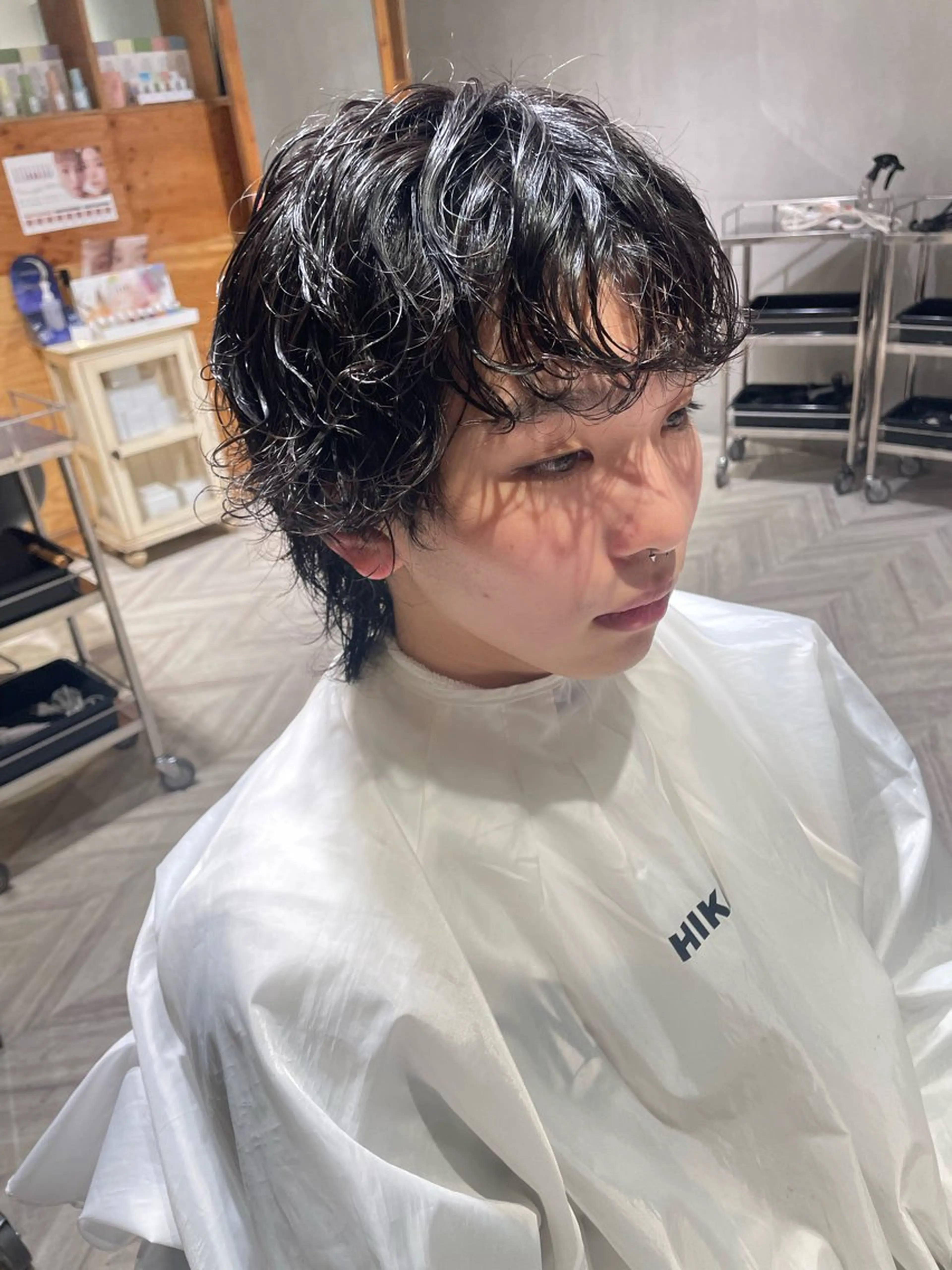 パーマ メンズ LEAPS adore都島店所属・みゆう 都島/透明感のヘアスタイル