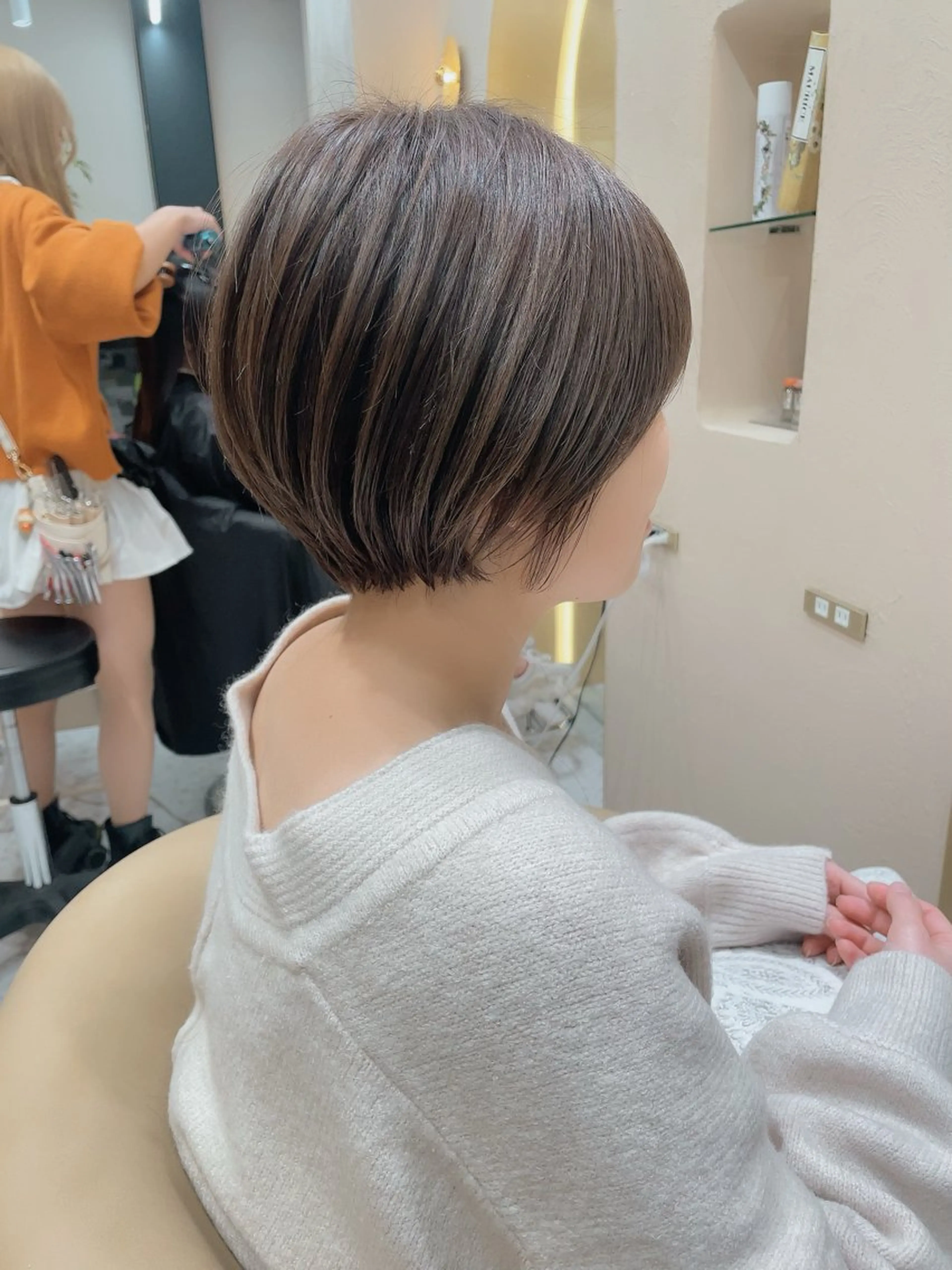 ショート カラー カット ヘアカラー トリートメント 韓国ヘア/髪質改善 /Harunaのヘアスタイル