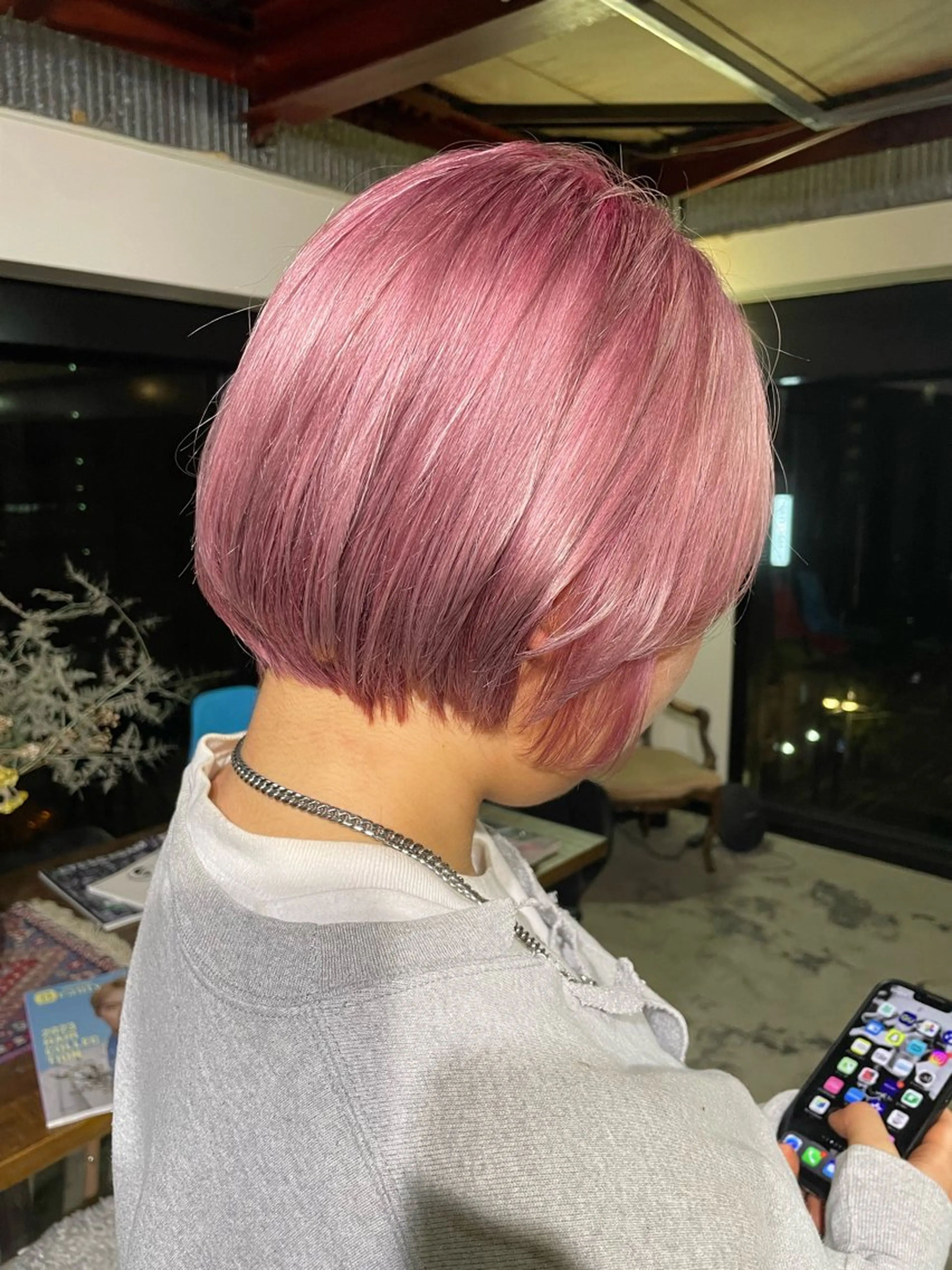 ショート カラー La fith hair ray所属・メンズ/パーマ/ ブリーチ/KAITOのヘアスタイル