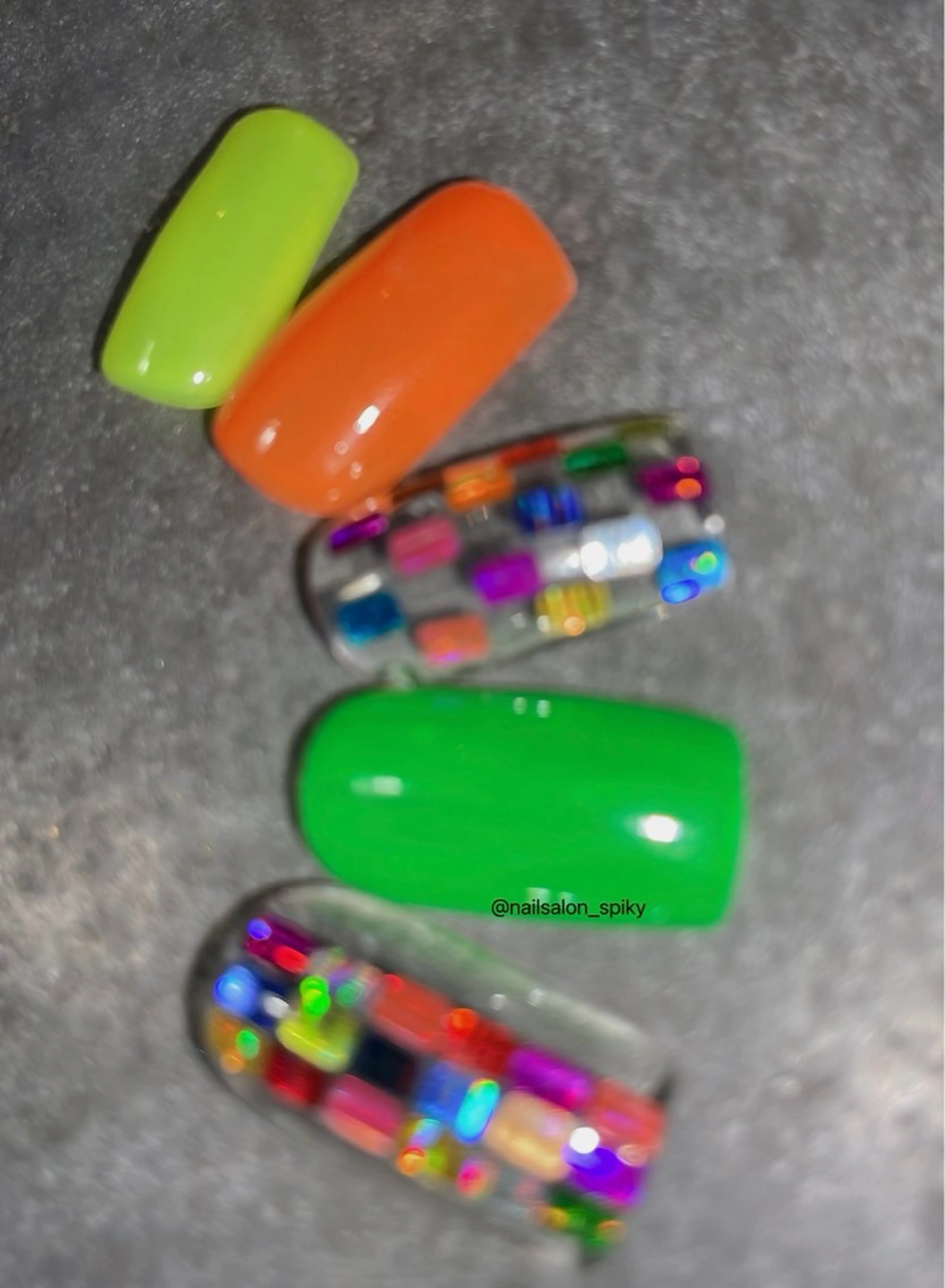 ネイル Spiky とうげ ふうかのネイルデザイン