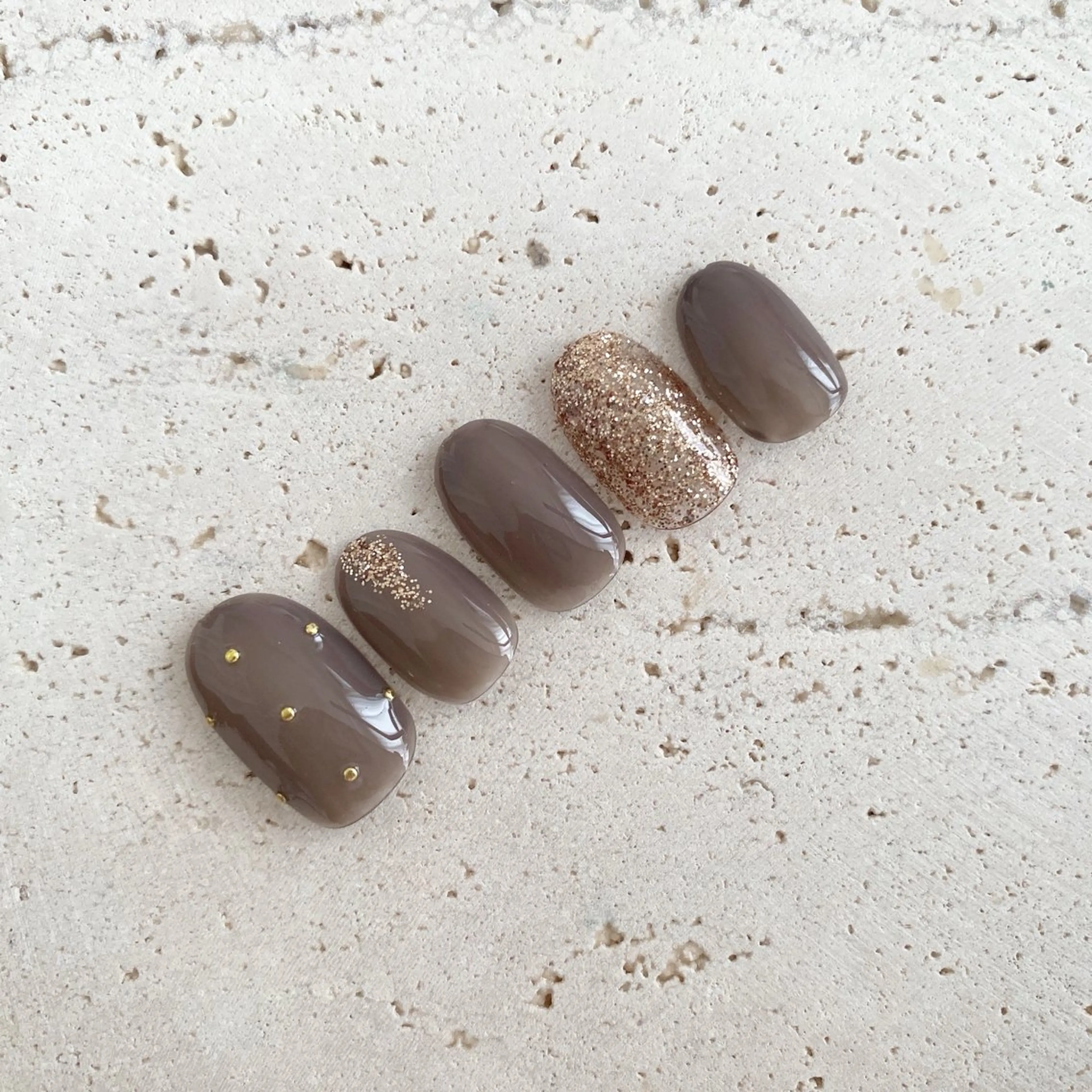 ネイル シンプルネイル ハンドネイル 愛川町 あんすりうむのネイルデザイン