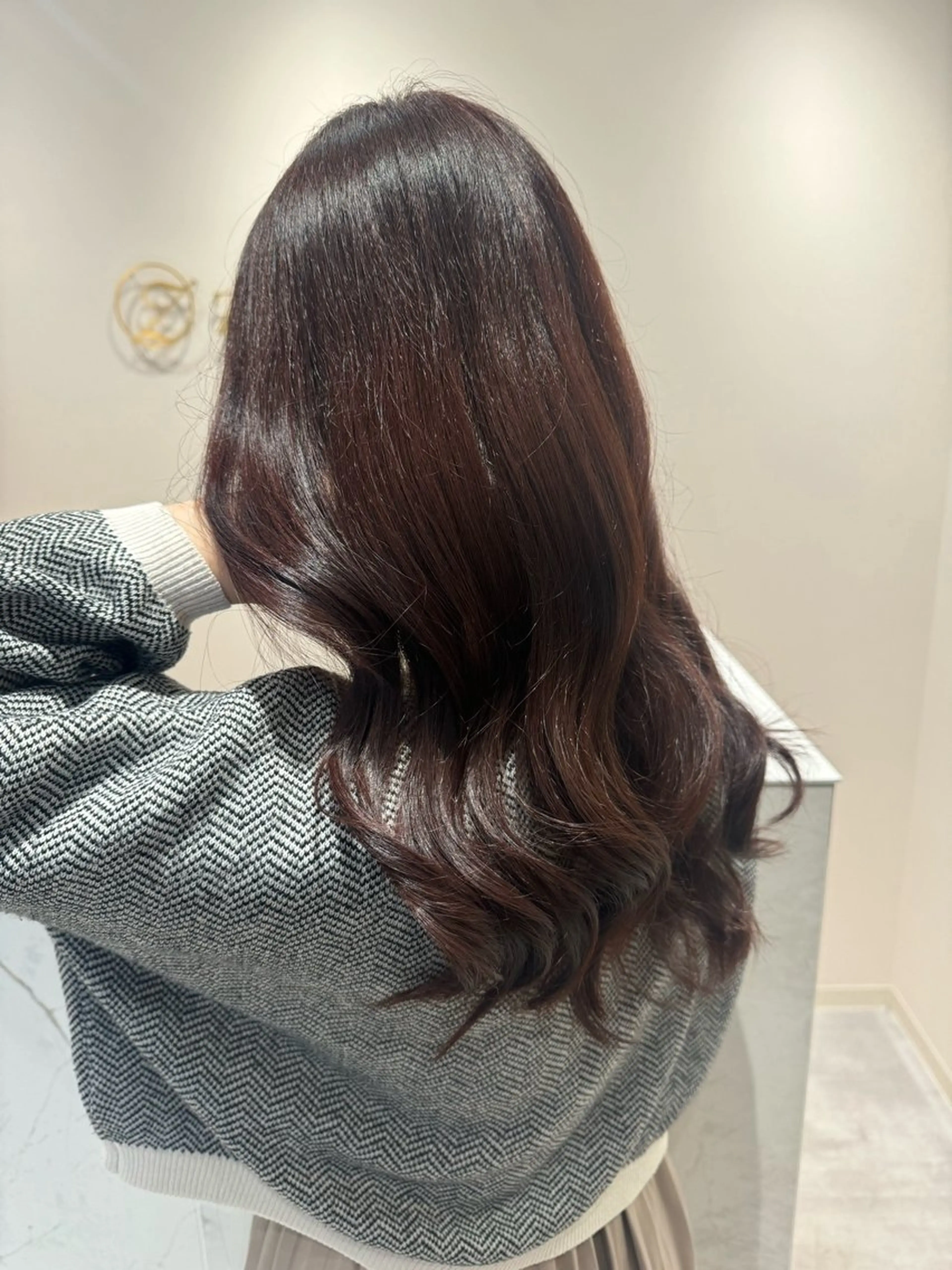 セミロング 透明感のあるモテ艶髪 🫧AYAKAのヘアスタイル