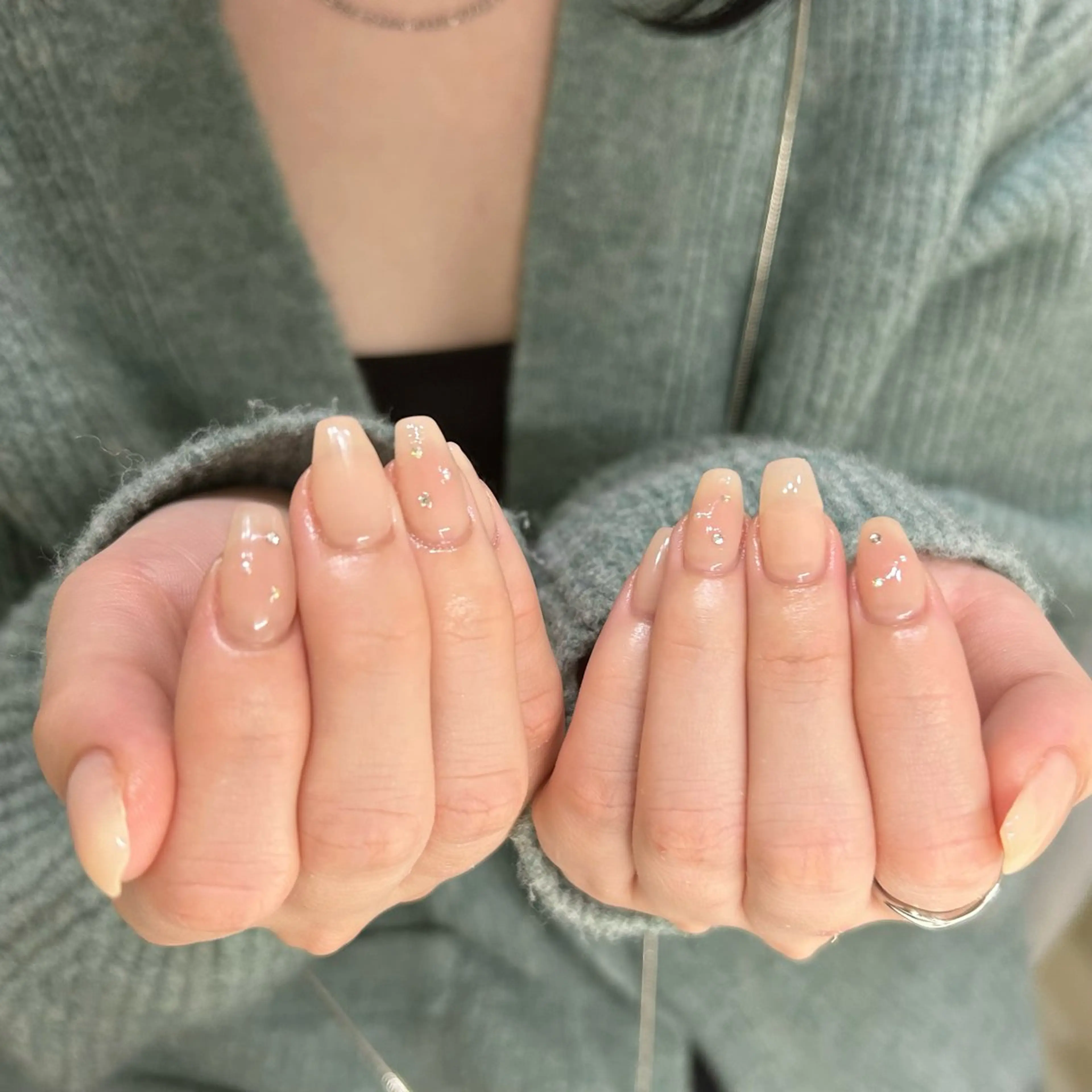 ネイル ブルー フットネイル ジェルネイル キラキラネイル 韓国ネイル RooM -produce by maynail-所属・RooM -mizuki-のネイルデザイン