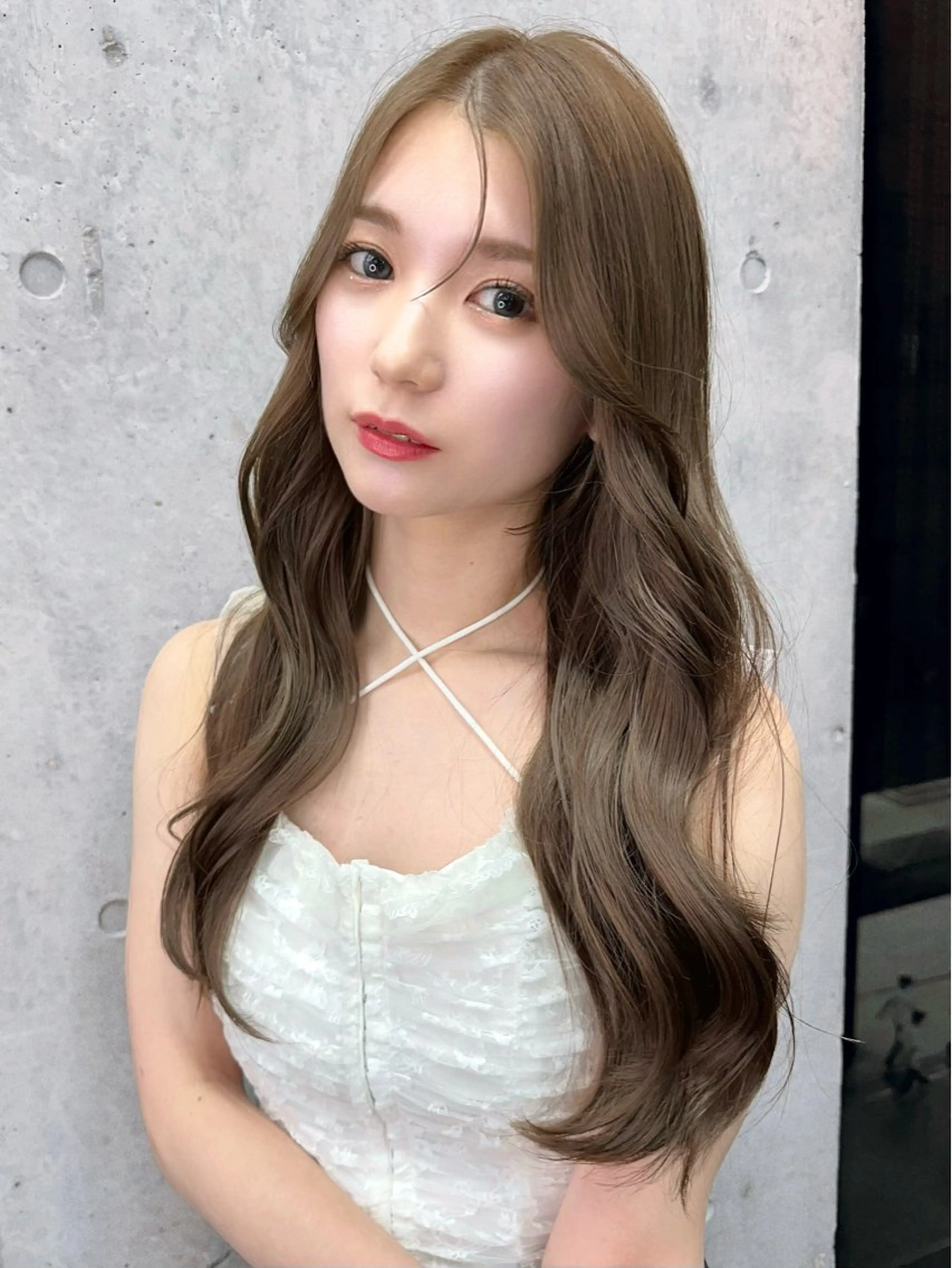 ロング ロングレイヤー くびれヘア 顔まわりレイヤー 韓国風ヘア レイヤーカット カット ヘアカラー トリートメント 韓国/ワンホンヘア 髪質改善/MaCoのヘアスタイル