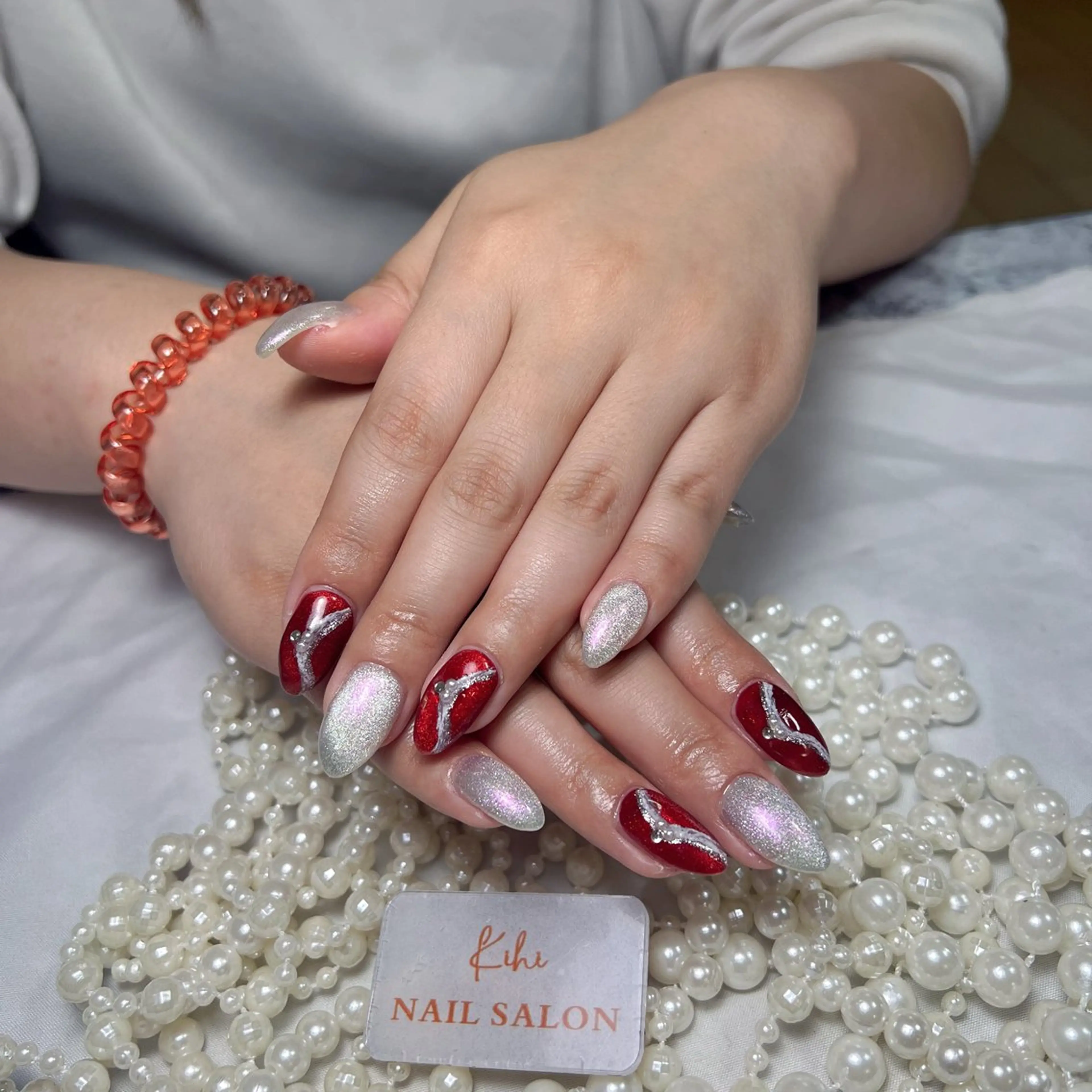 ネイル アートネイル フレンチネイル ジェルネイル グラデーション 韓国ネイル 村中 ハナのネイルデザイン