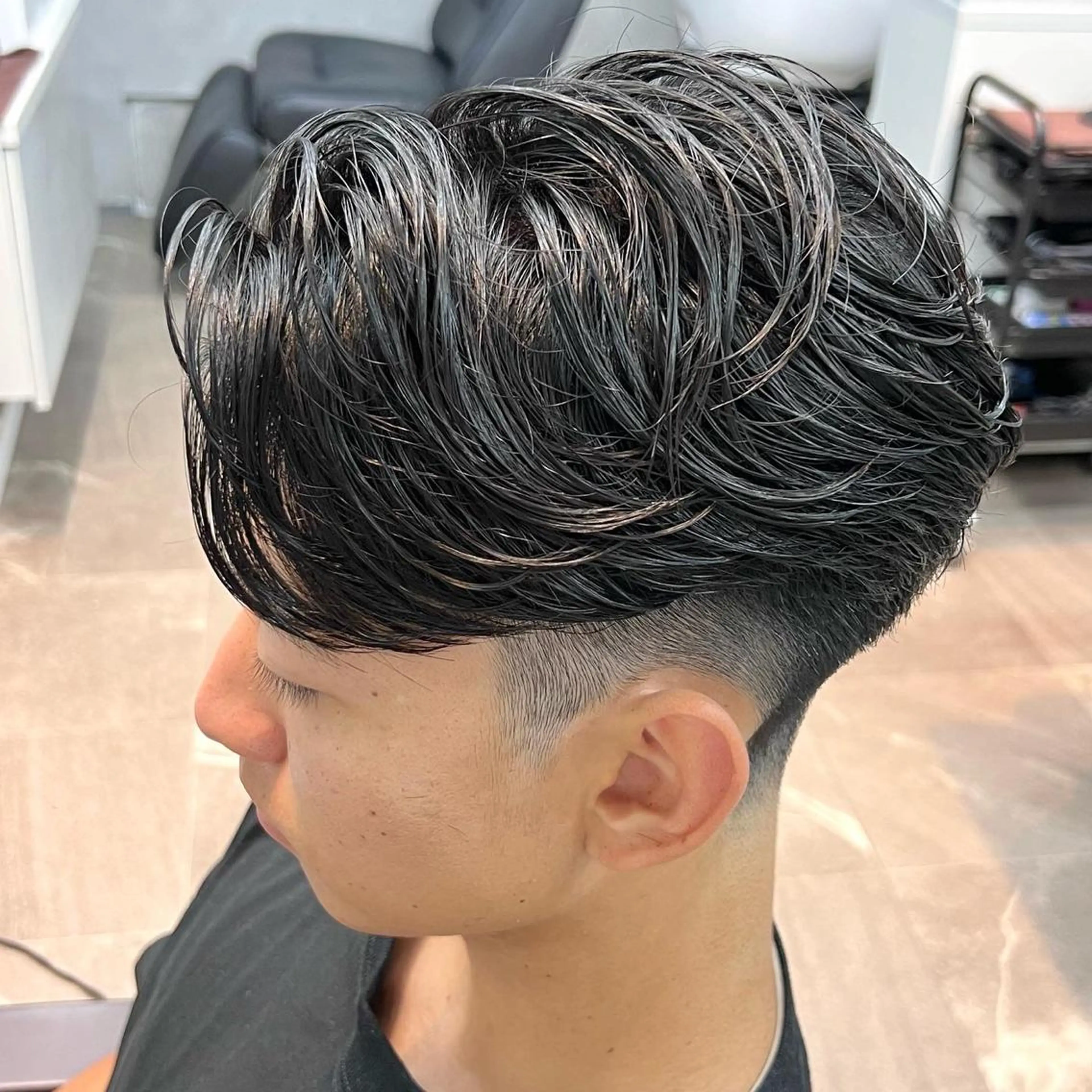 ショート パーマ メンズ 3月〜お店変わります 詳しくはインスタまでのヘアスタイル