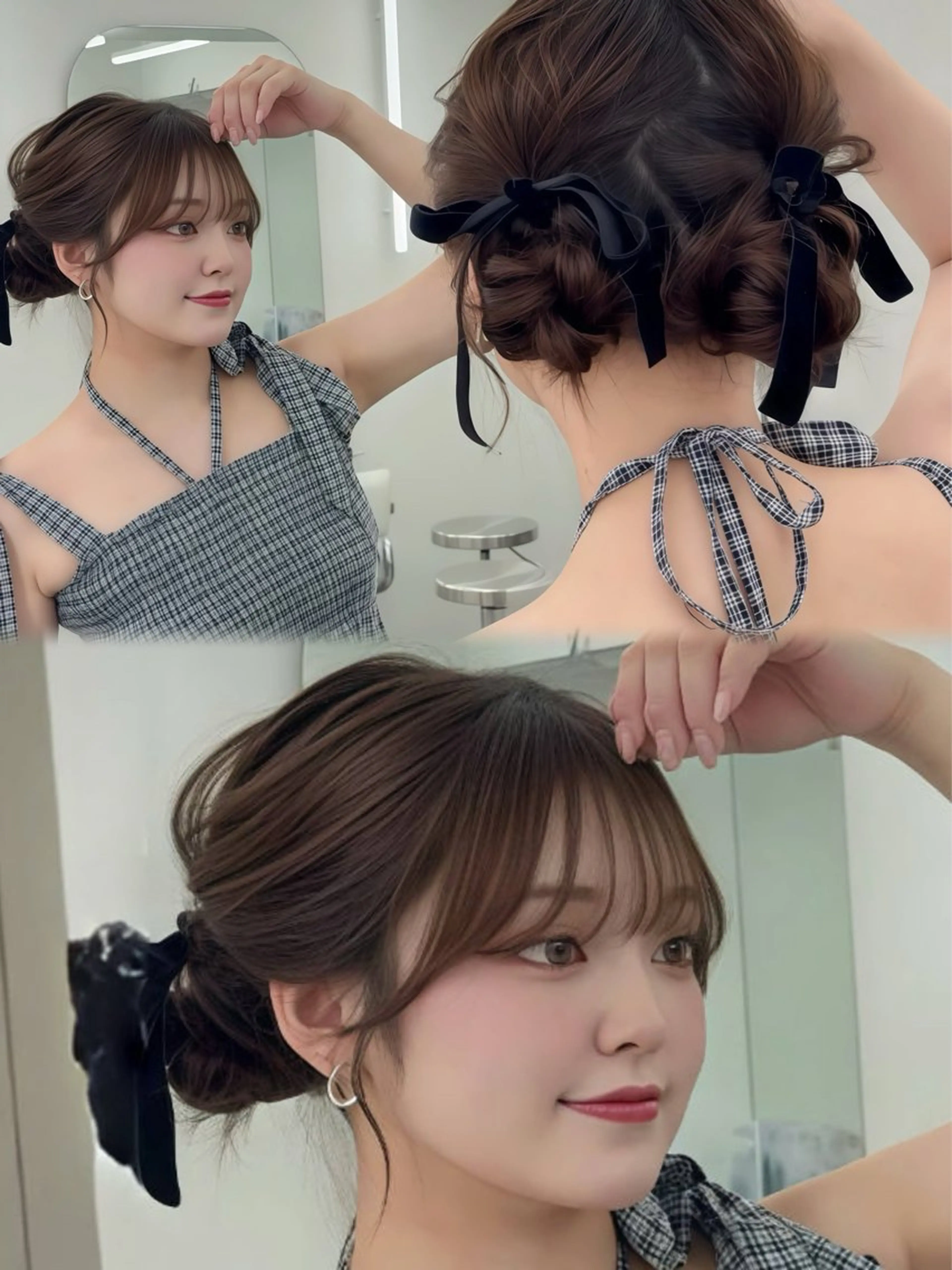 ロング カラー レイヤーカット 小顔カット カット ヘアカラー トリートメント 韓国ヘア/レイヤー/ 顔まわり足立遥奈のヘアスタイル