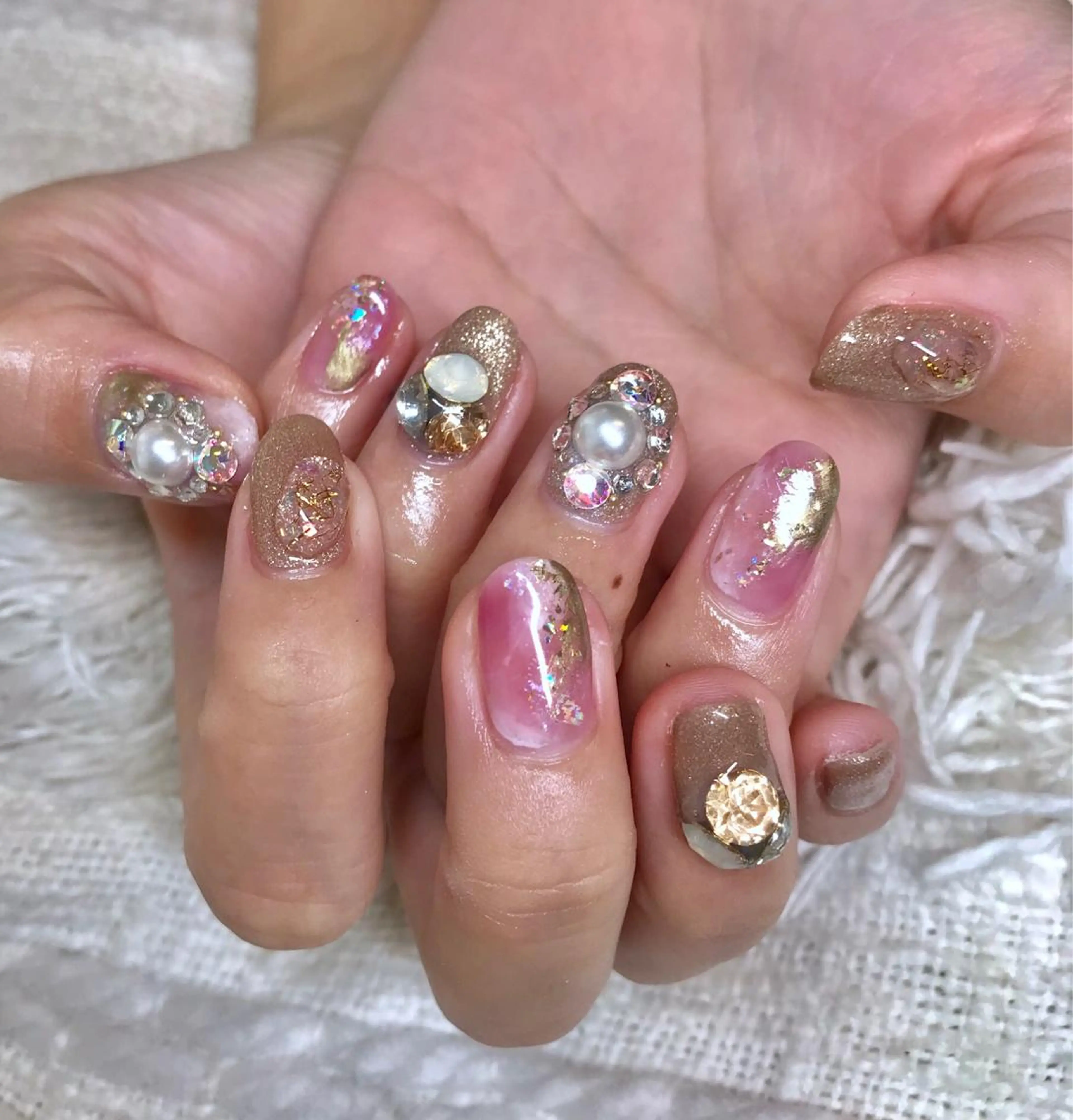 ショート パーマ ヘアアレンジ キッズ ネイル マツエク・マツパ 成人式 成人式 成人式 ハンドネイル ハンドケア nail&eye Aoのマツエク・マツパデザイン