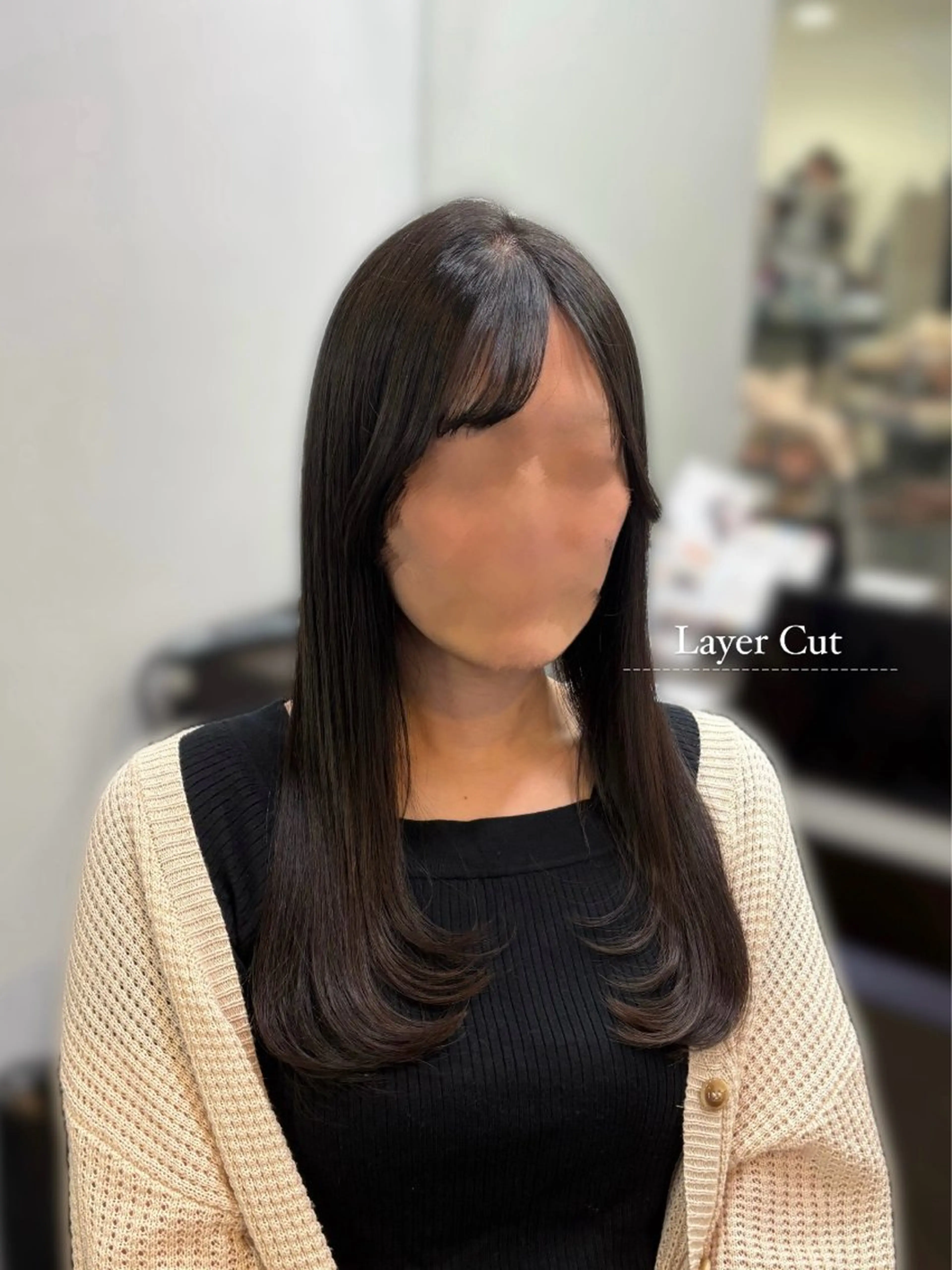 ロング 石田 亜弥のヘアスタイル