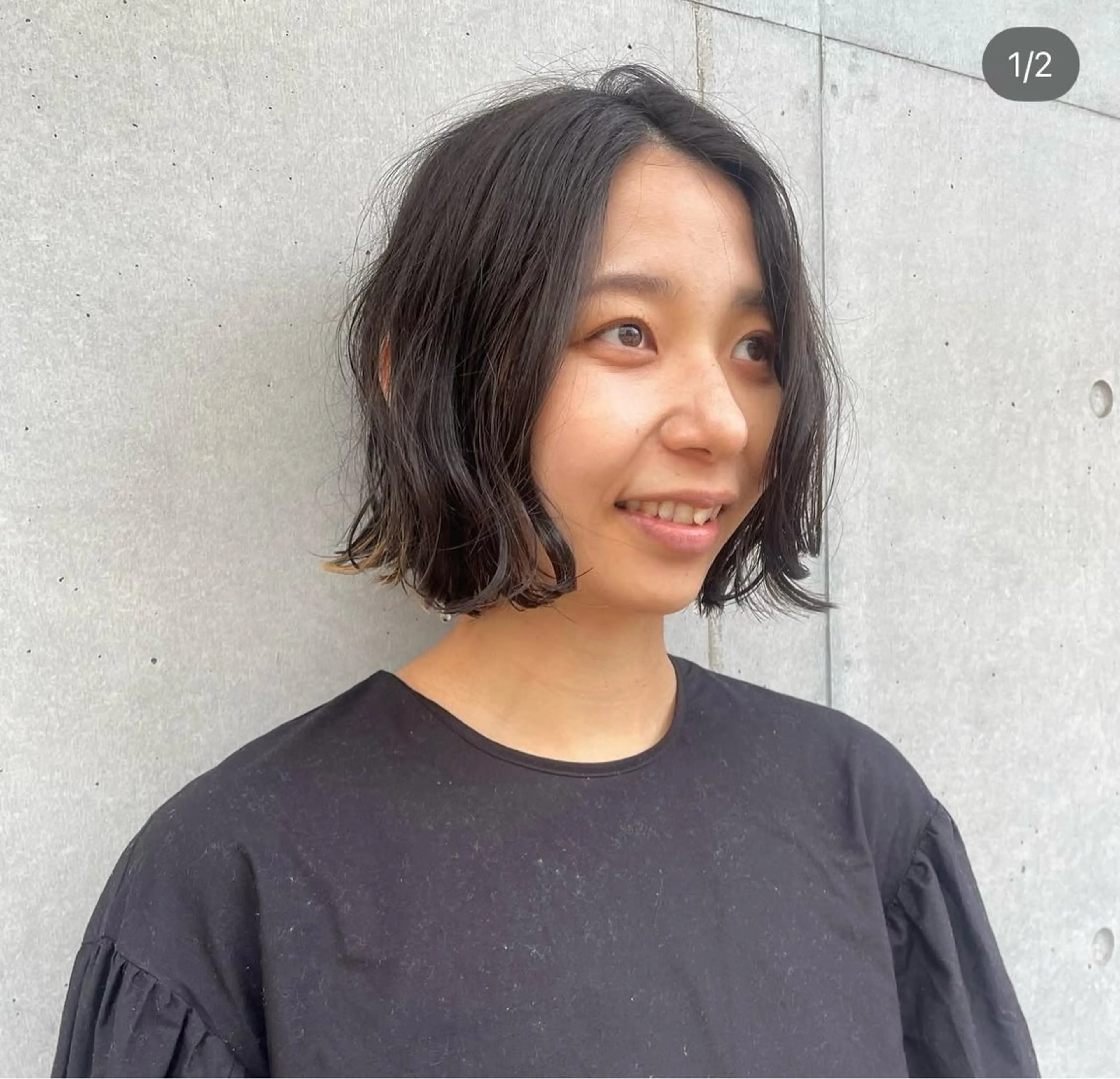 ショート パーマ カット パーマ ショートウルフくせ毛 お任せくださいのヘアスタイル