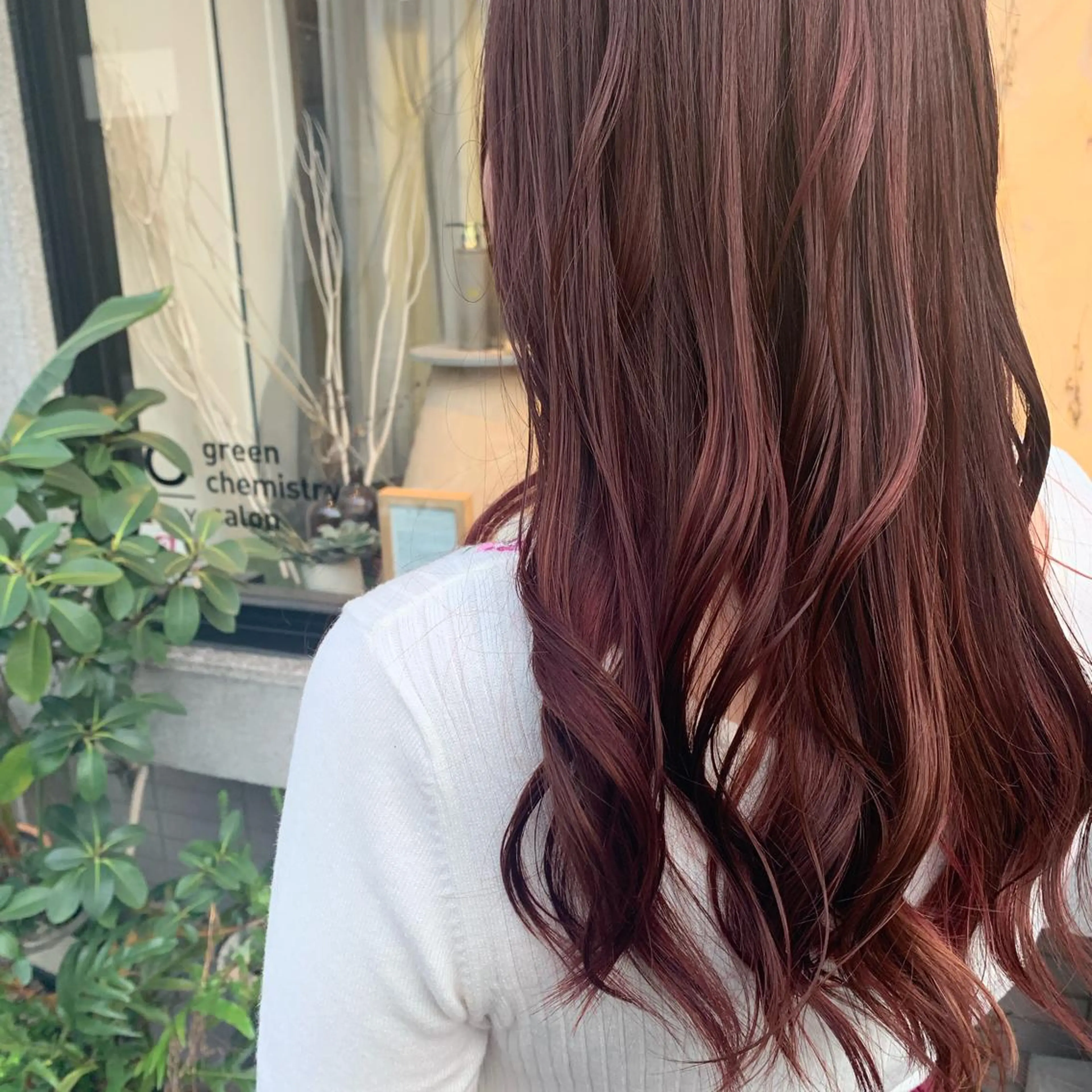 ロング カット ヘアカラー トリートメント 艶髪color💎髪 質改善ストレート大吉のヘアスタイル
