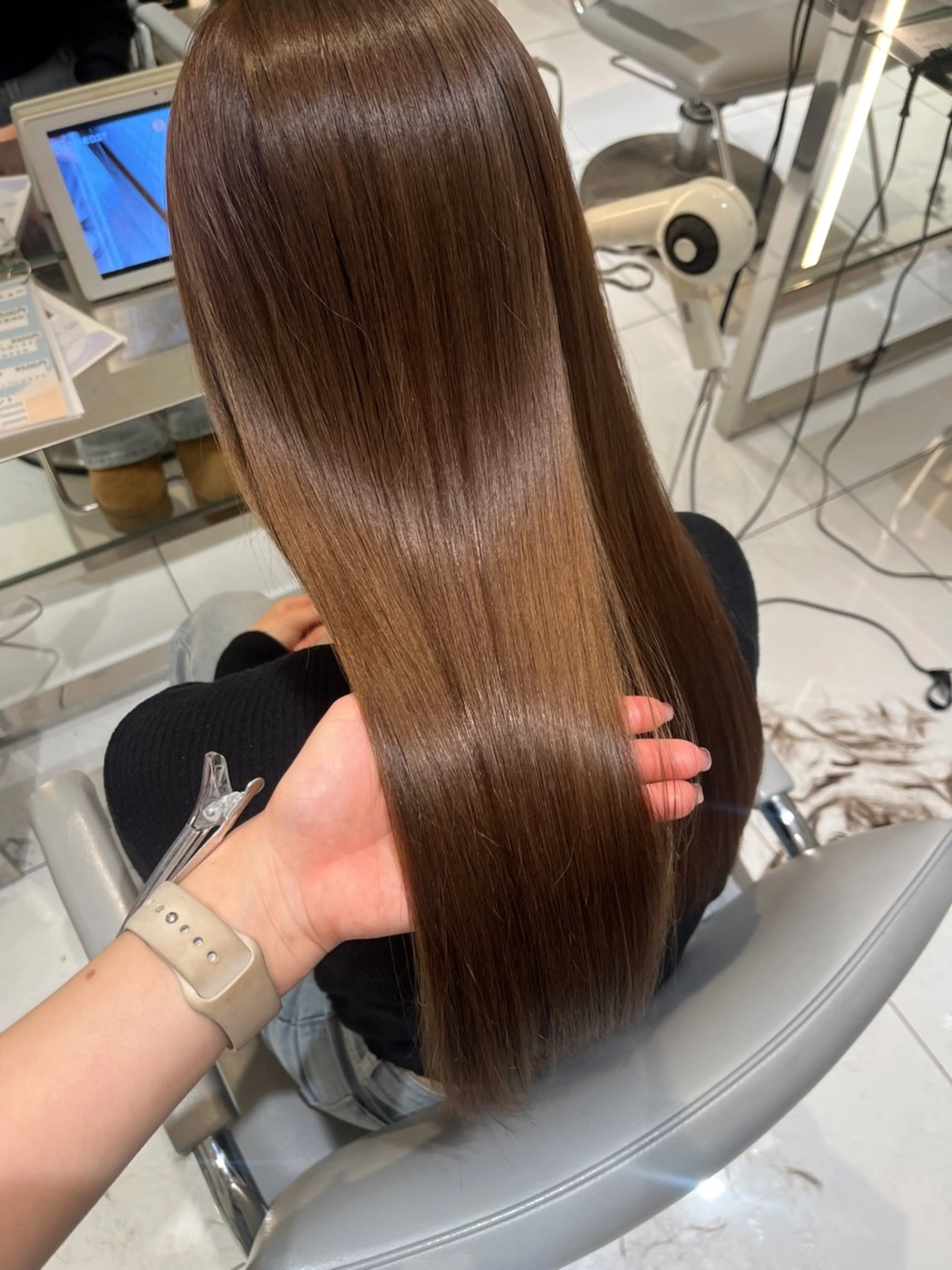 ロング ヘアカラー レイヤー無料募集🎀 SERA🩰のヘアスタイル