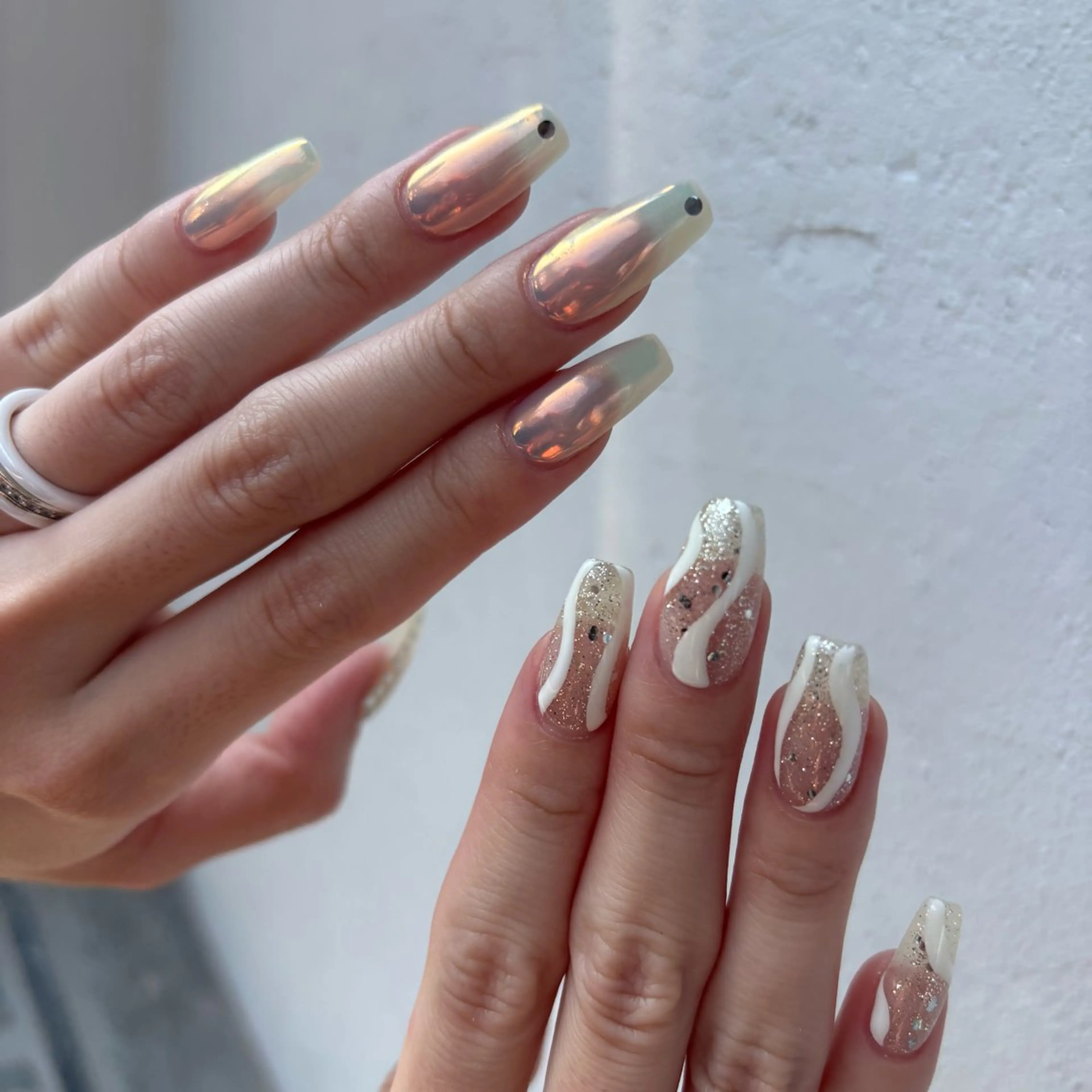 ネイル 持ち込み シンプルネイル nail salon SOL所属・nail salon SOL(ソル)のネイルデザイン