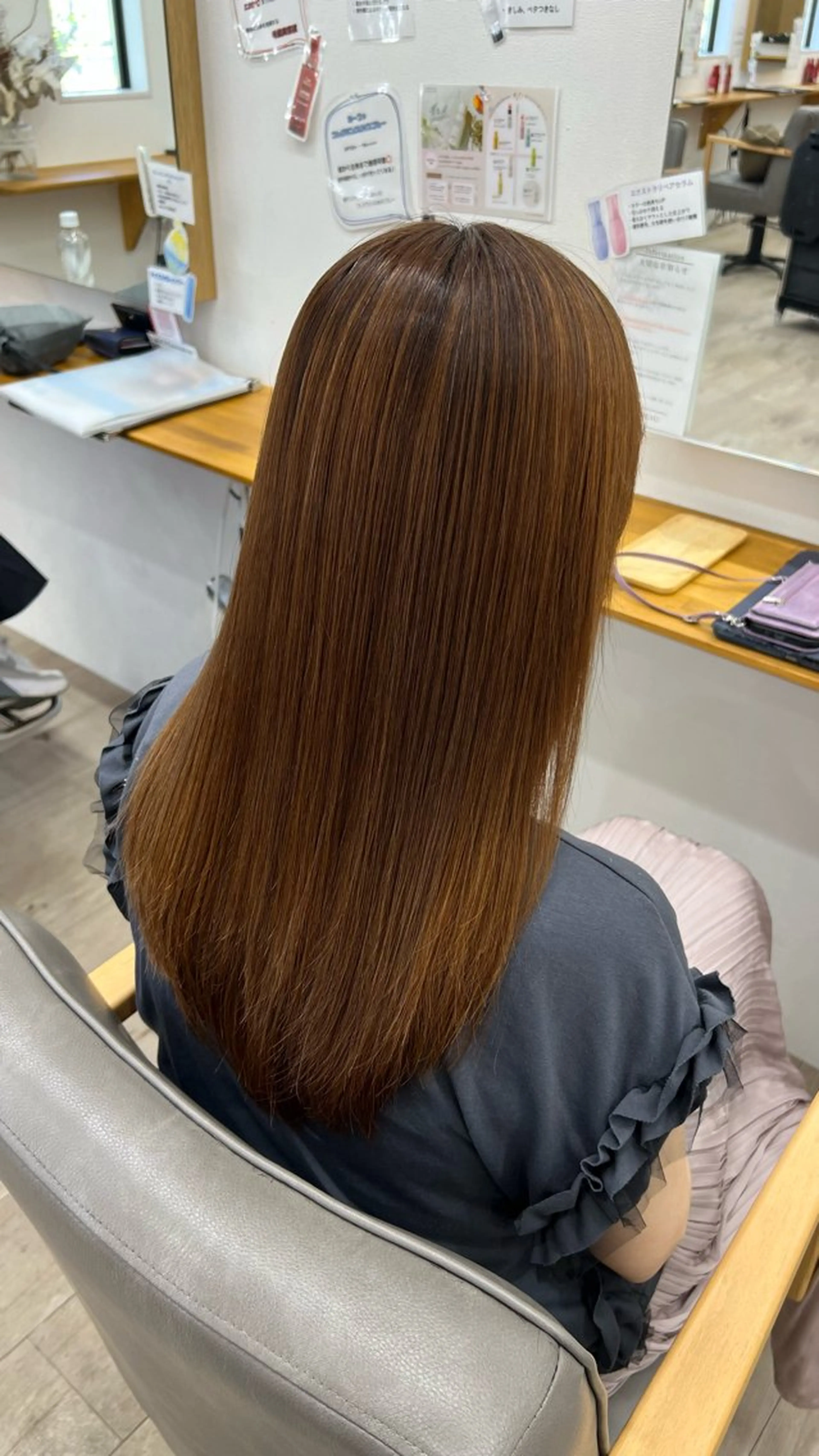 縮毛矯正の写真