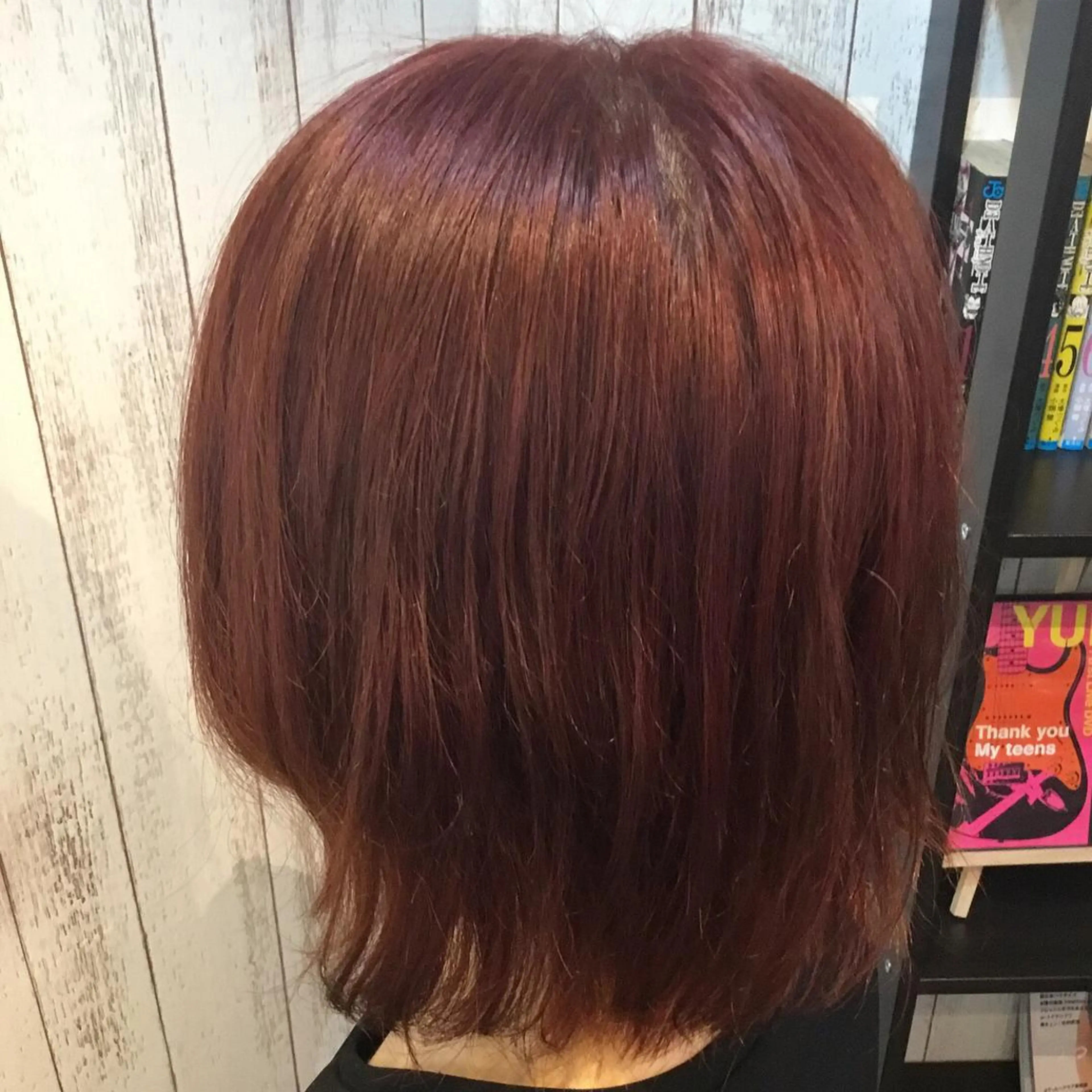 ミディアム カラー 金崎 新吾のヘアスタイル