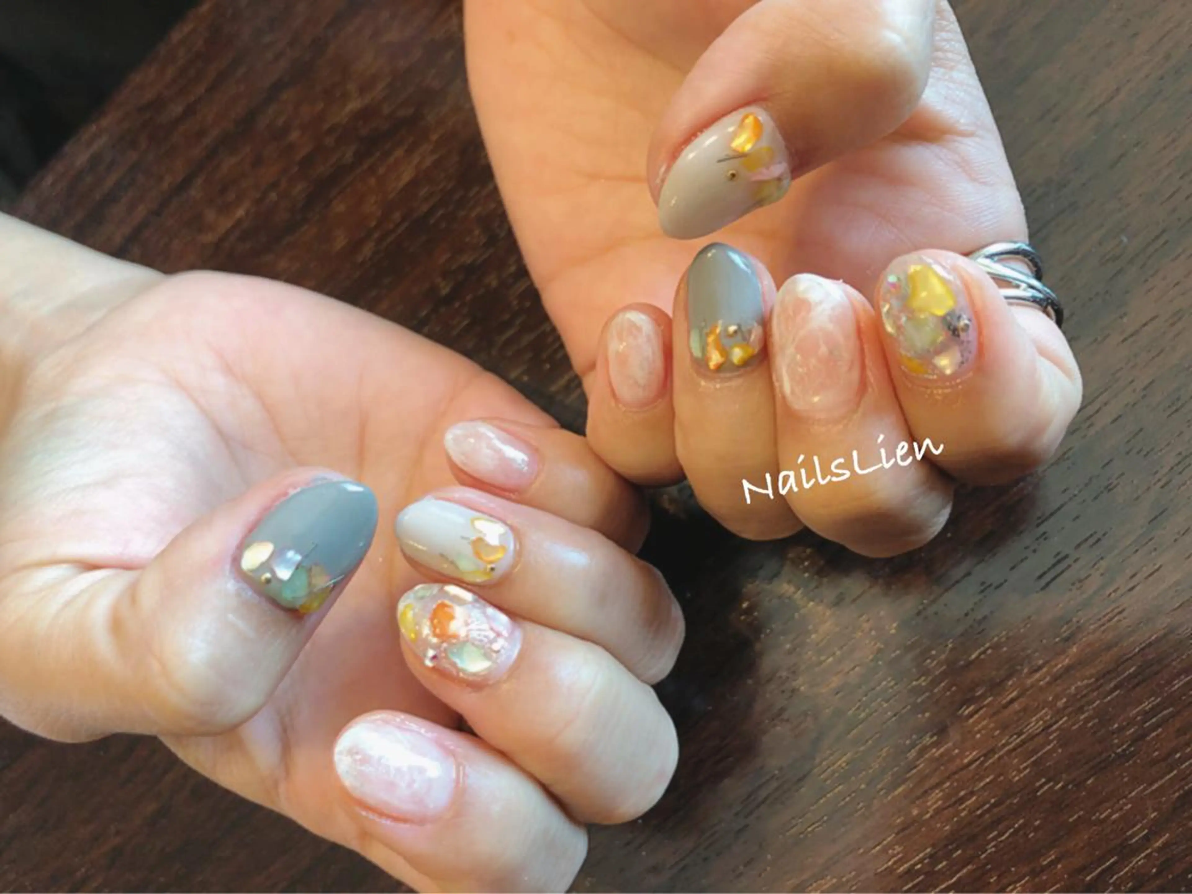 ネイル 春ネイル 夏ネイル 凛 リンのネイルデザイン