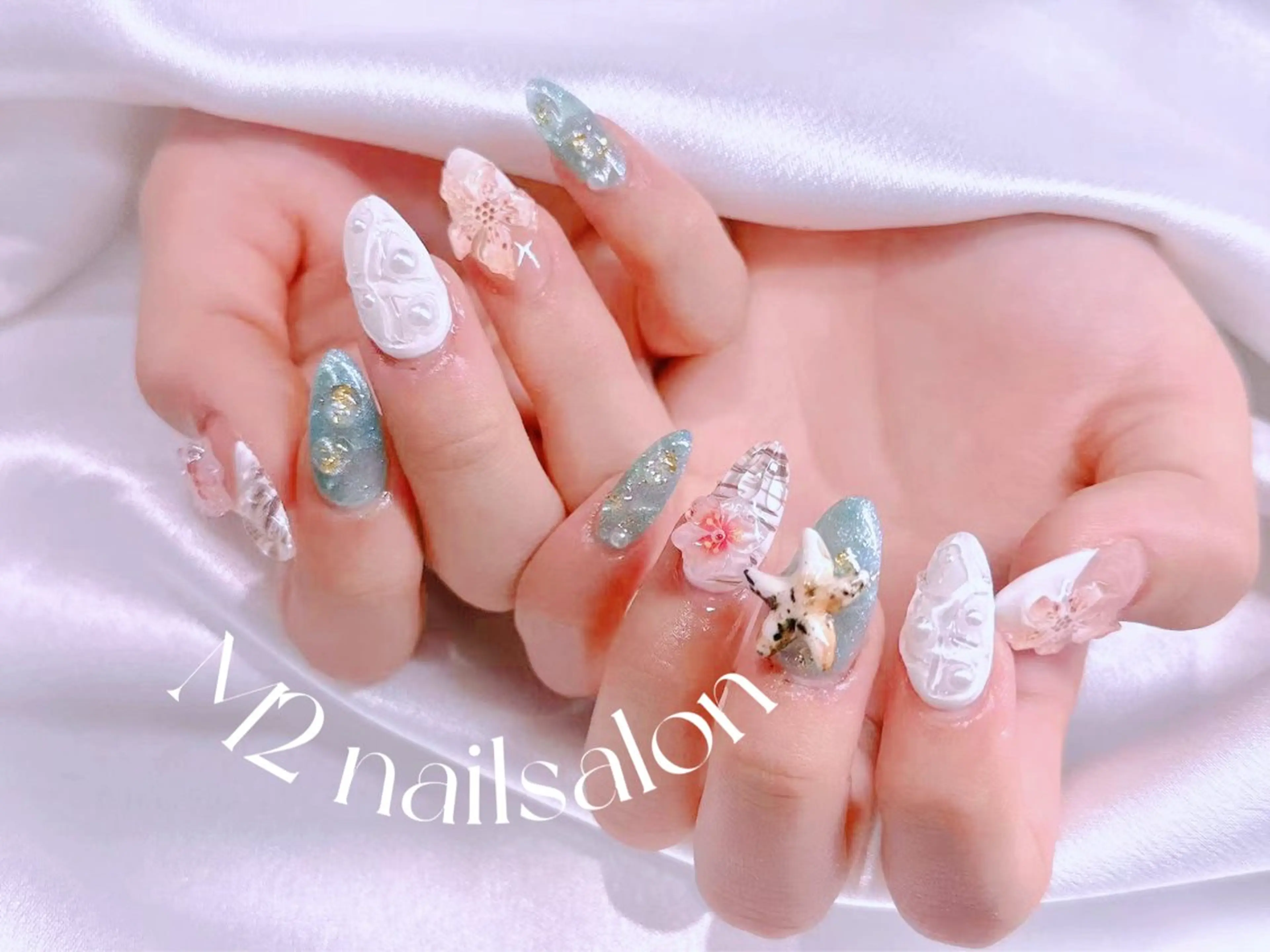 ネイル 長さだし専門店 M2　rikaのネイルデザイン