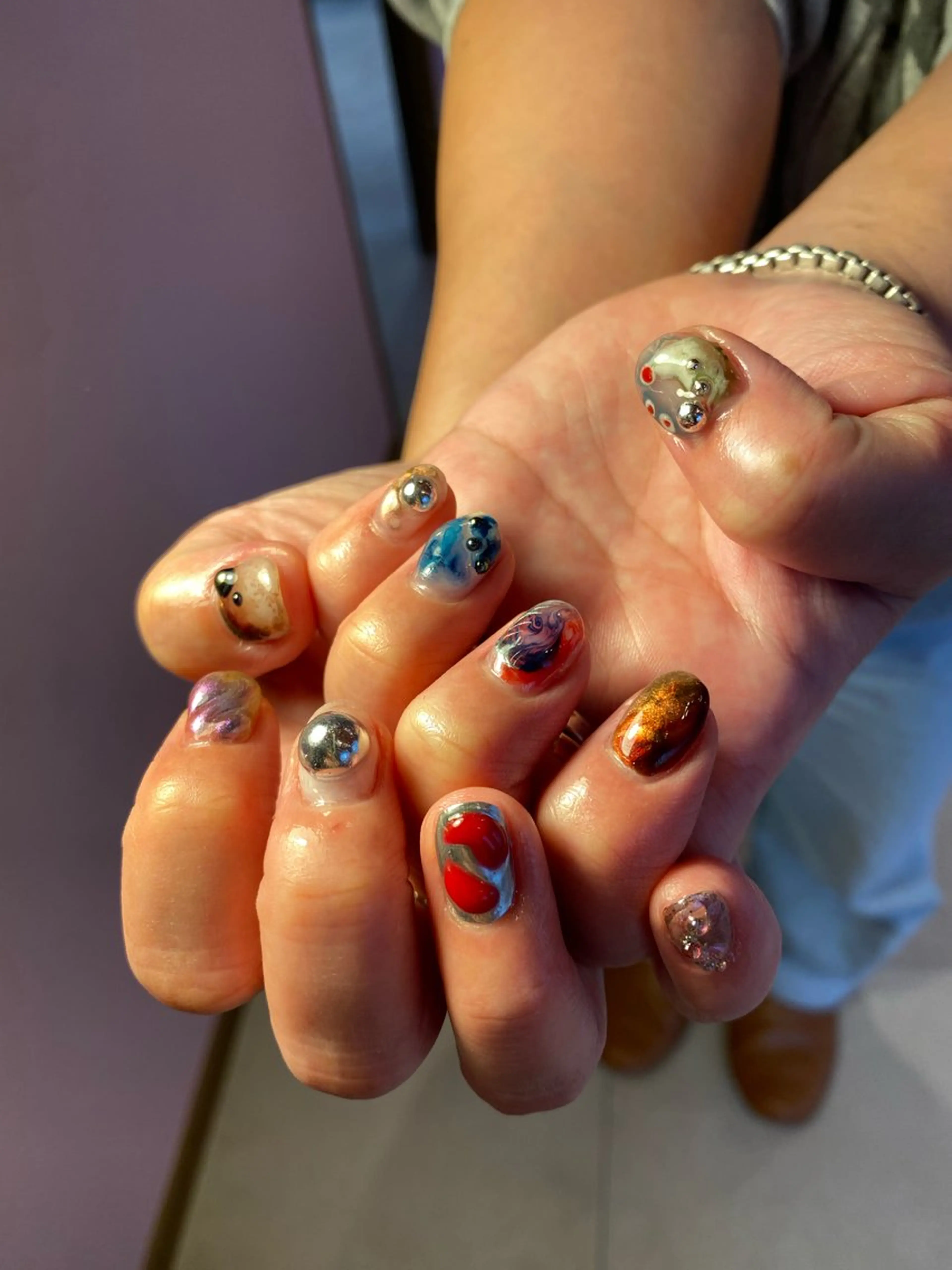 ネイル ハンドネイル NICO nail　三軒茶屋店　ネイル＆アイラッシュ所属・oichan 𖦹°‧のネイルデザイン