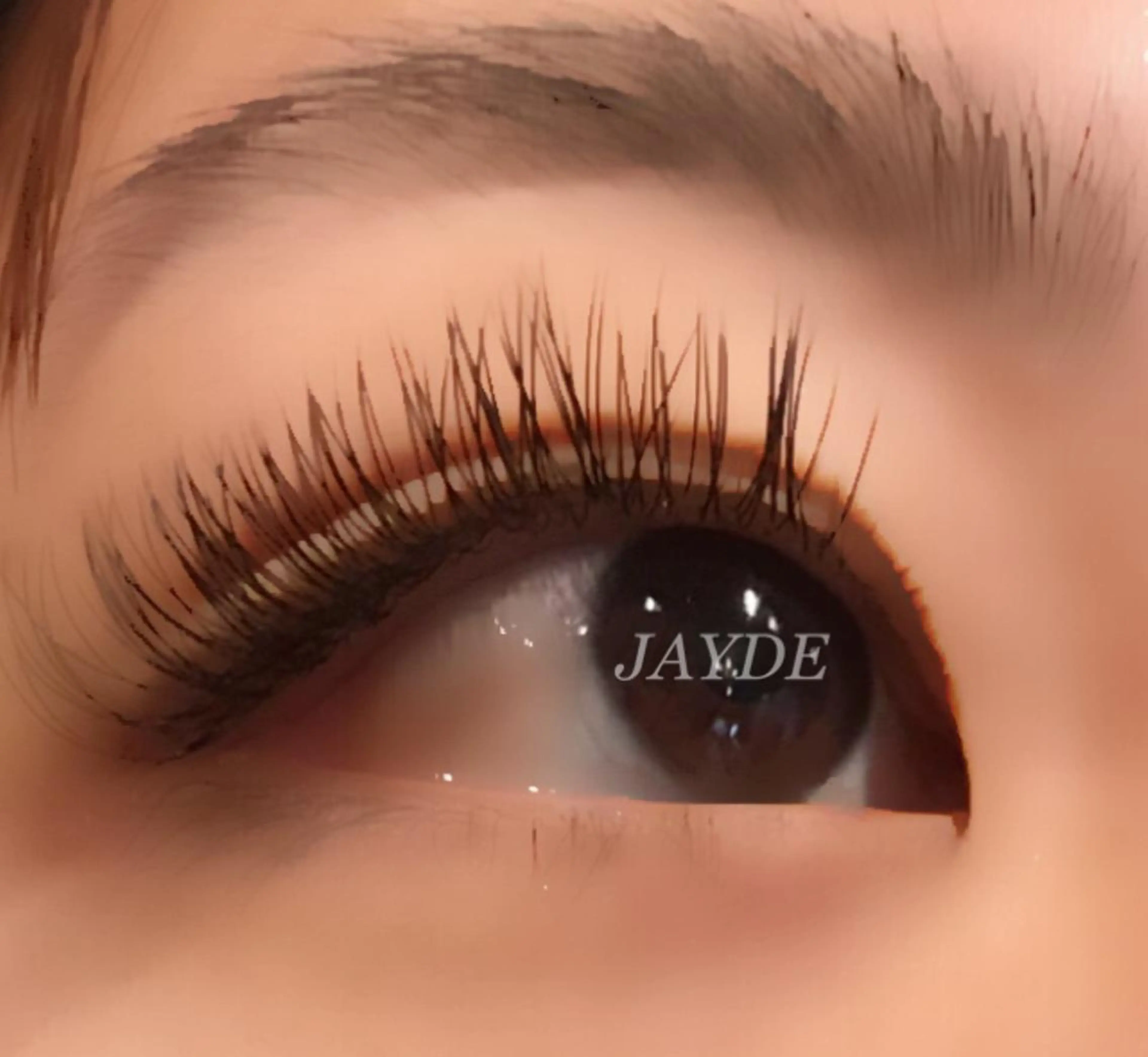 マツエク・マツパ フラットラッシュ JAYDE ジェイドのマツエク・マツパデザイン