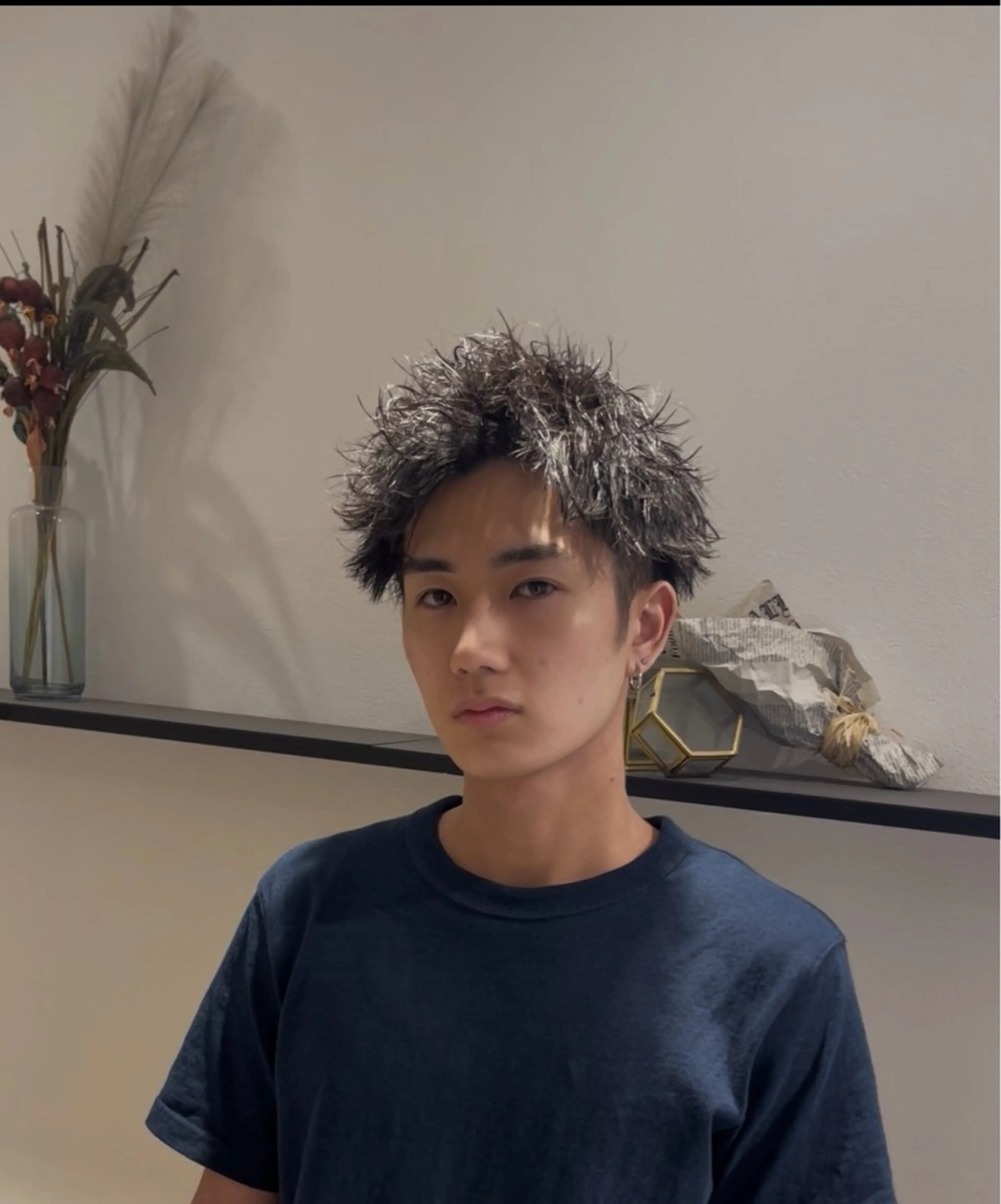 メンズカット➕パーマ➕トリートメントの写真