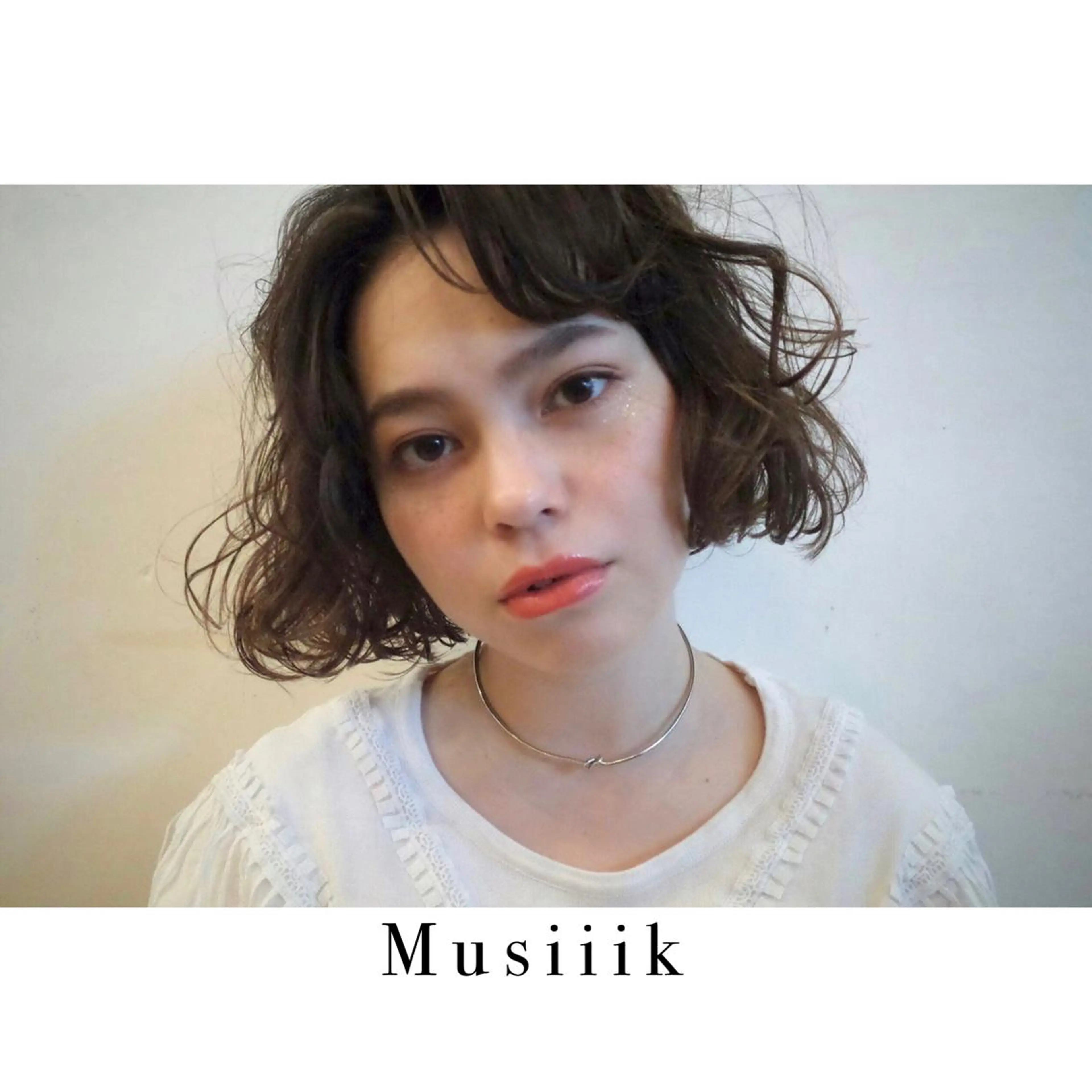 ショート パーマ 伸ばしかけ Musiiik hairのヘアスタイル
